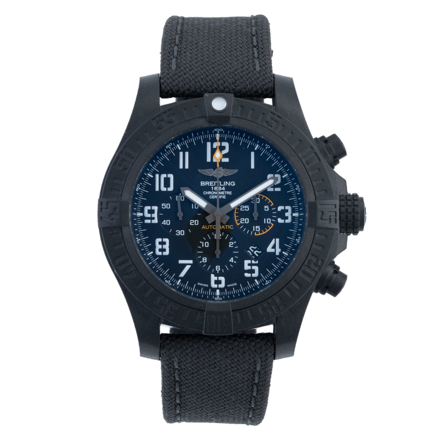 BREITLING AVENGER BLACK DIAL MEN'S AUTOMATIC WATCH