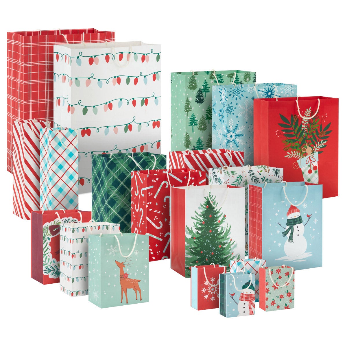 HALLMARK RECYCLABLE GIFT BAGS 20 COUNT - Image 1