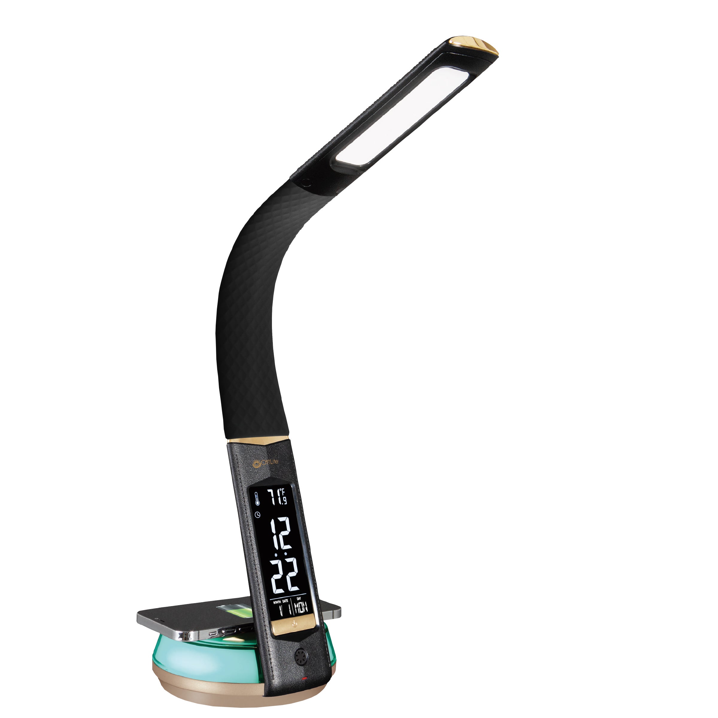 OTTLITE LED DESK LAMP WITH WIRELESS CHARGING