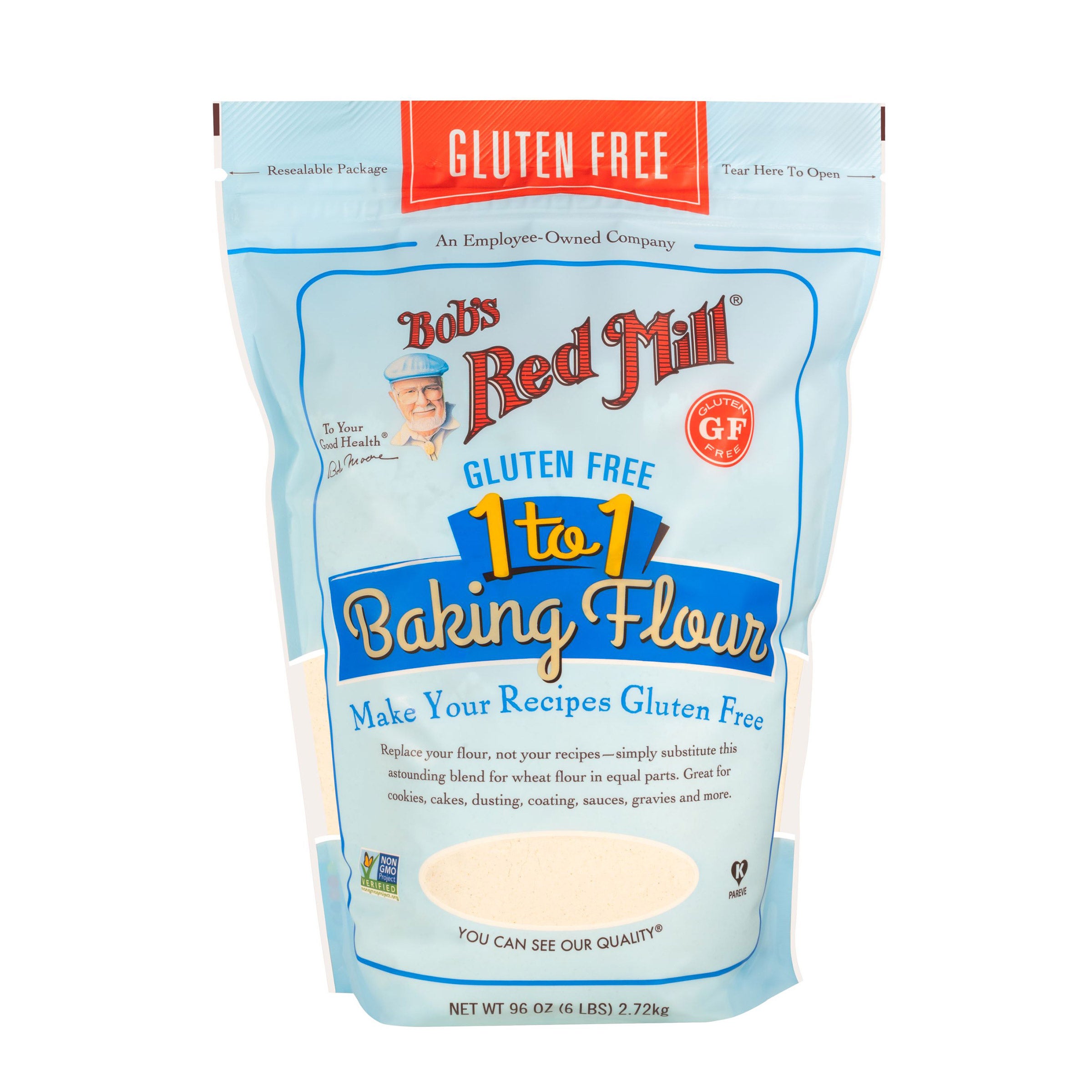 BOB'S RED MILL GLUTEN FREE 1 TO 1 BAKING FLOUR 6 LBS