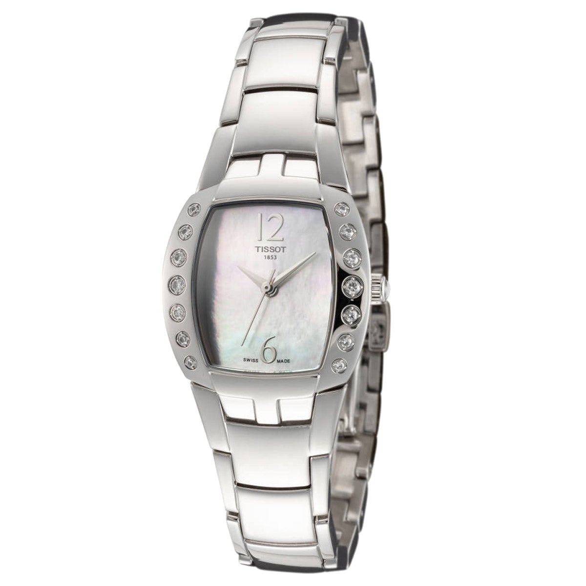 TISSOT FEMINI-T MOTHER-OF-PEARL DIAL QUARTZ WOMENS WATCH