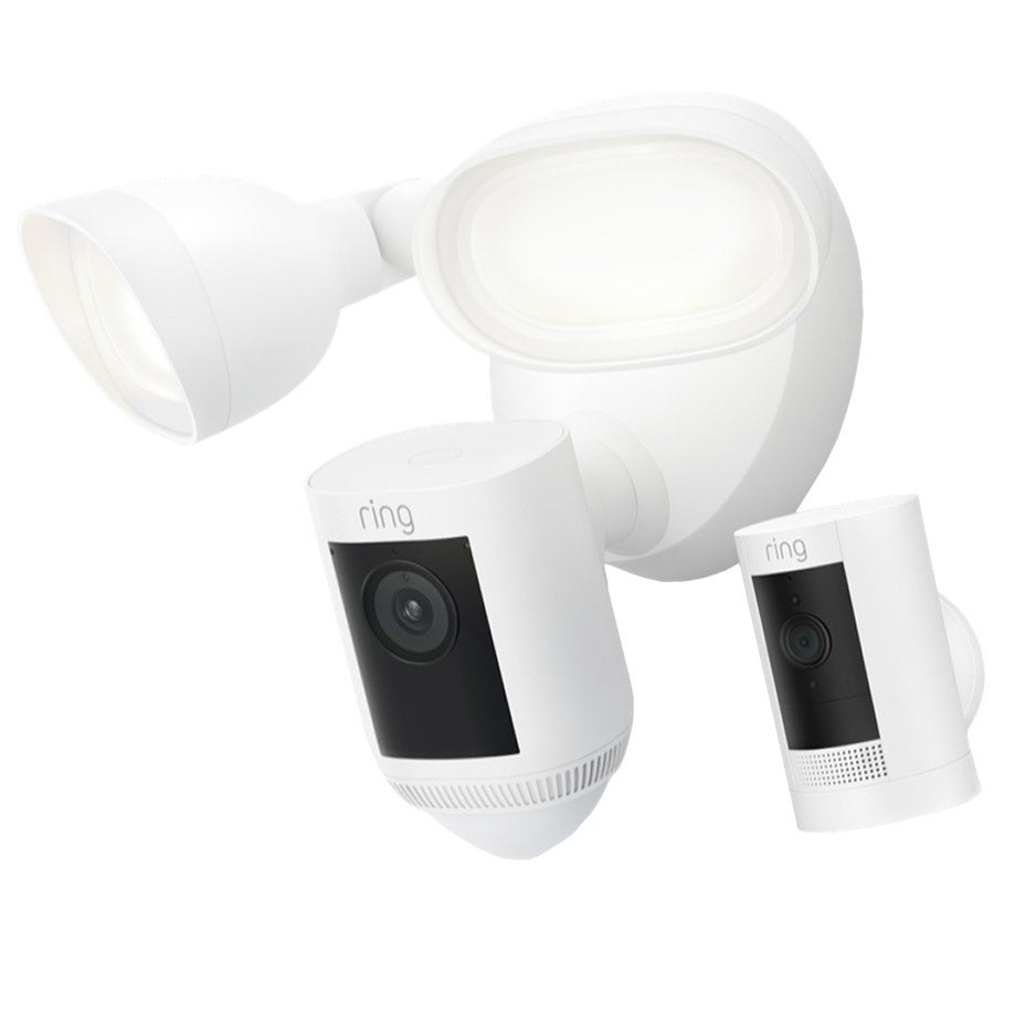 RING FLOODLIGHT PRO BUNDLE W/ STICK UP CAM ^ - Image 1