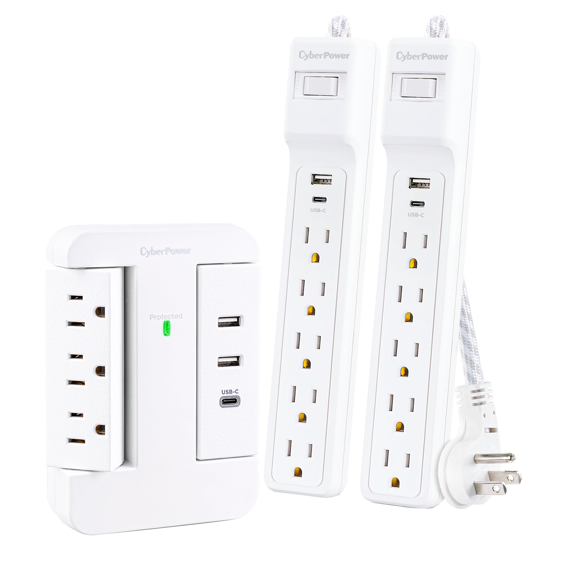 CYBERPOWER SURGE PROTECTOR 3 PACK - Image 1