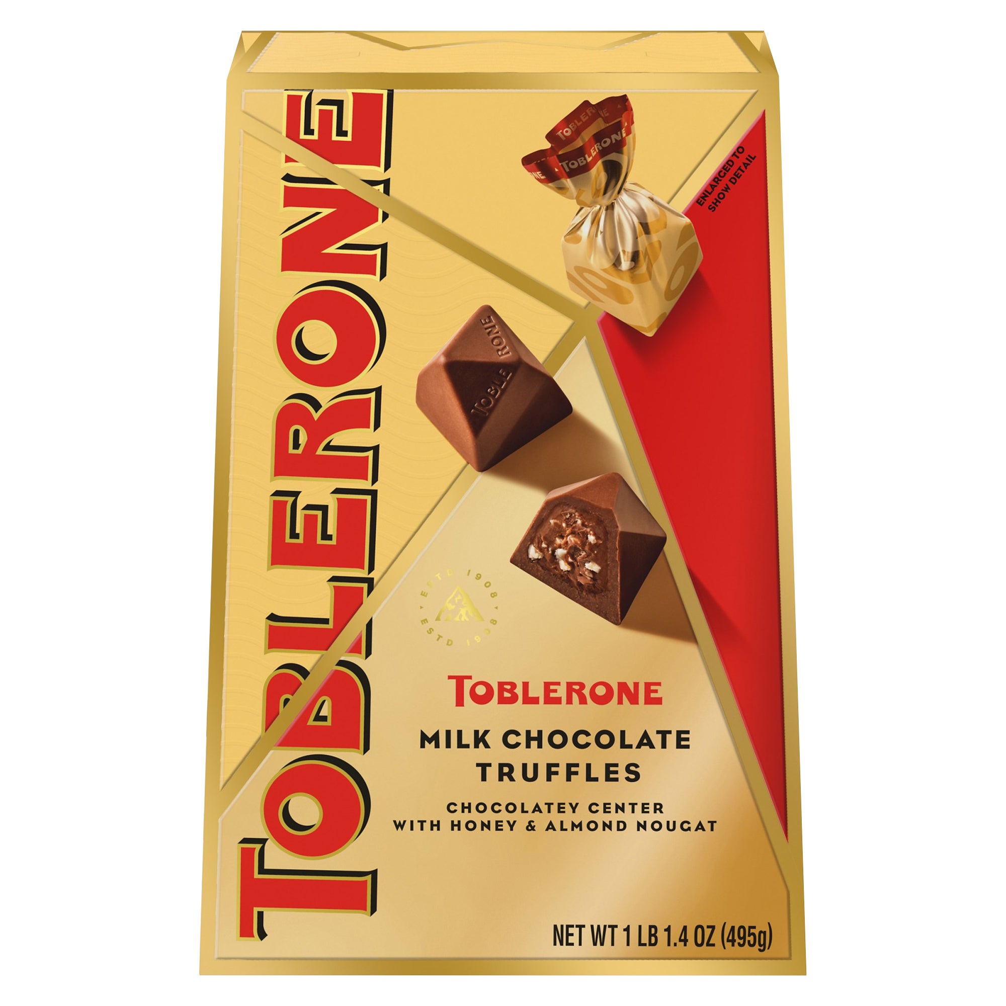 TOBLERONE TRUFFLE HONEY & ALMOND NOUGAT 17.4 OZ - Image 1