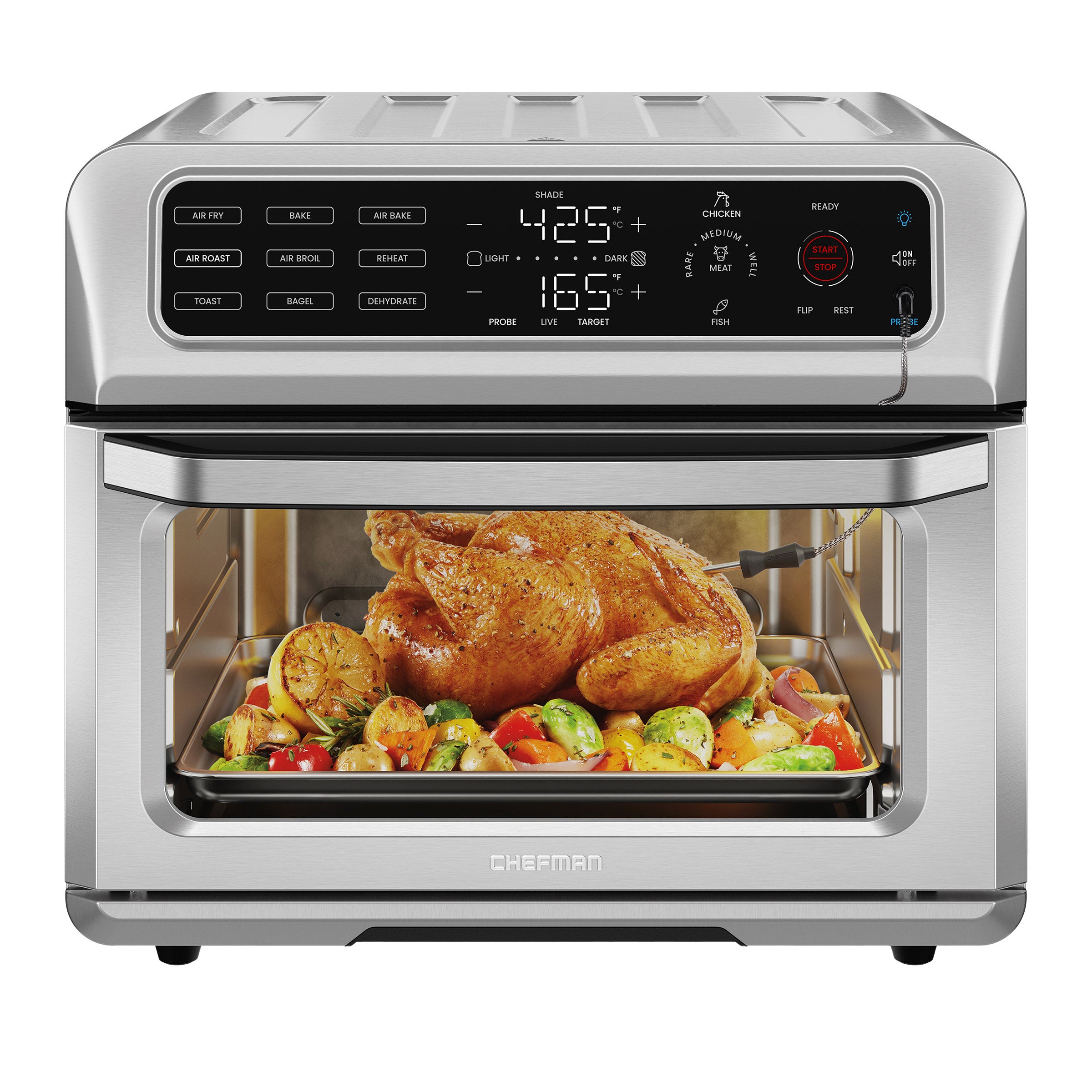 CHEFMAN COUNTERTOP OVEN WITH PROBE THERMOMETER ^ - Image 1