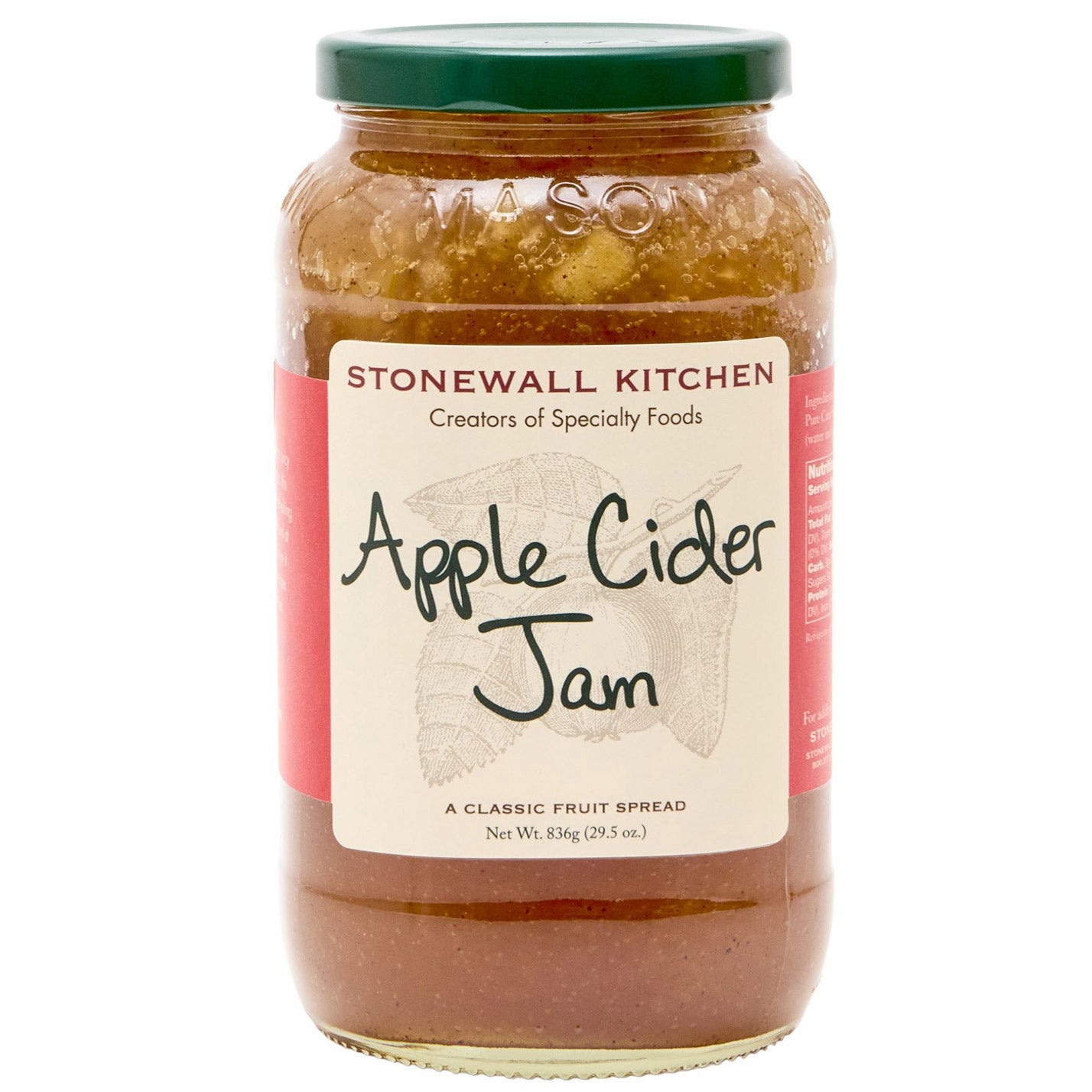 STONEWALL KITCHEN APPLE CIDER JAM 29.50 OZ - Image 1