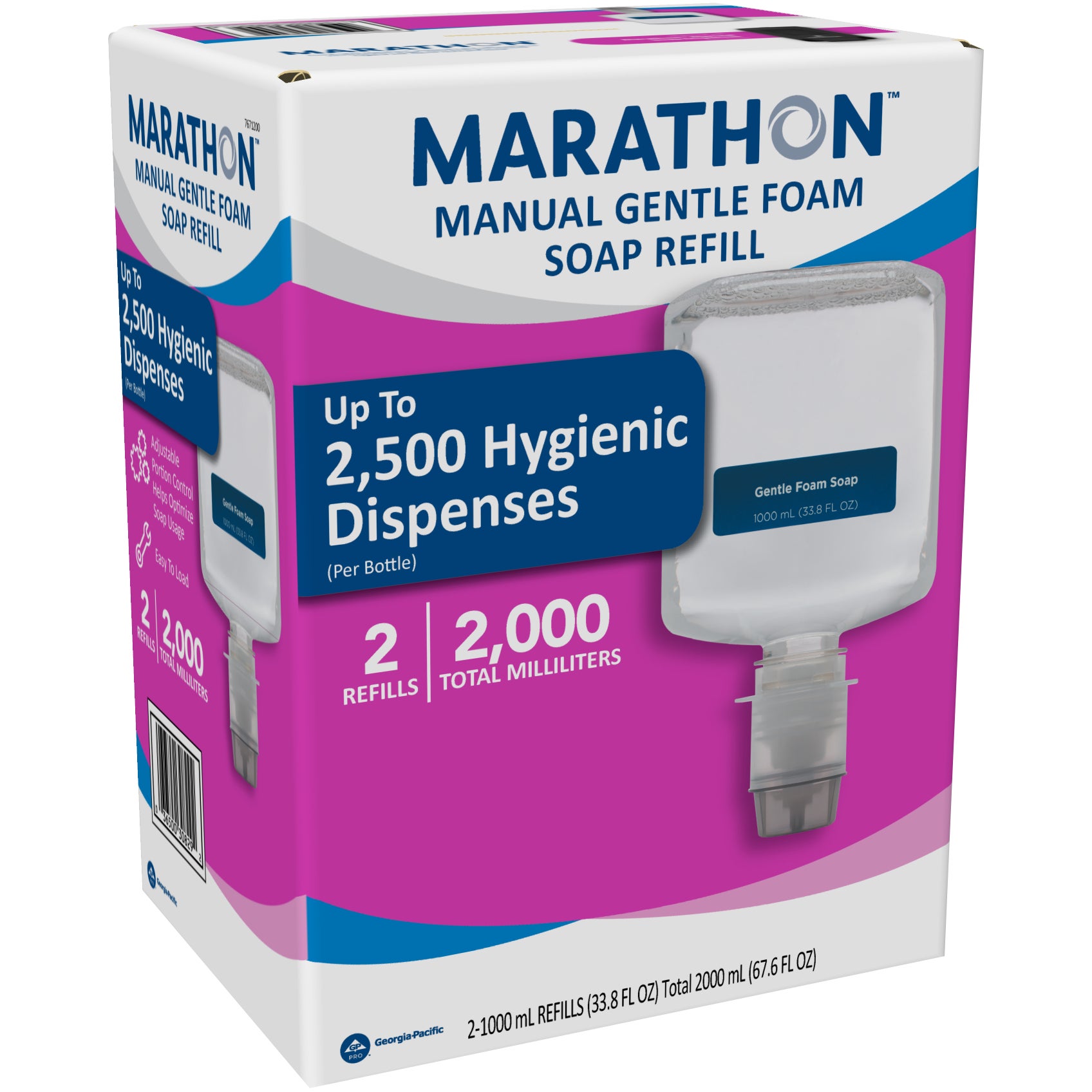 MARATHON FOAM SOAP REFILL 2/33.8 OZ