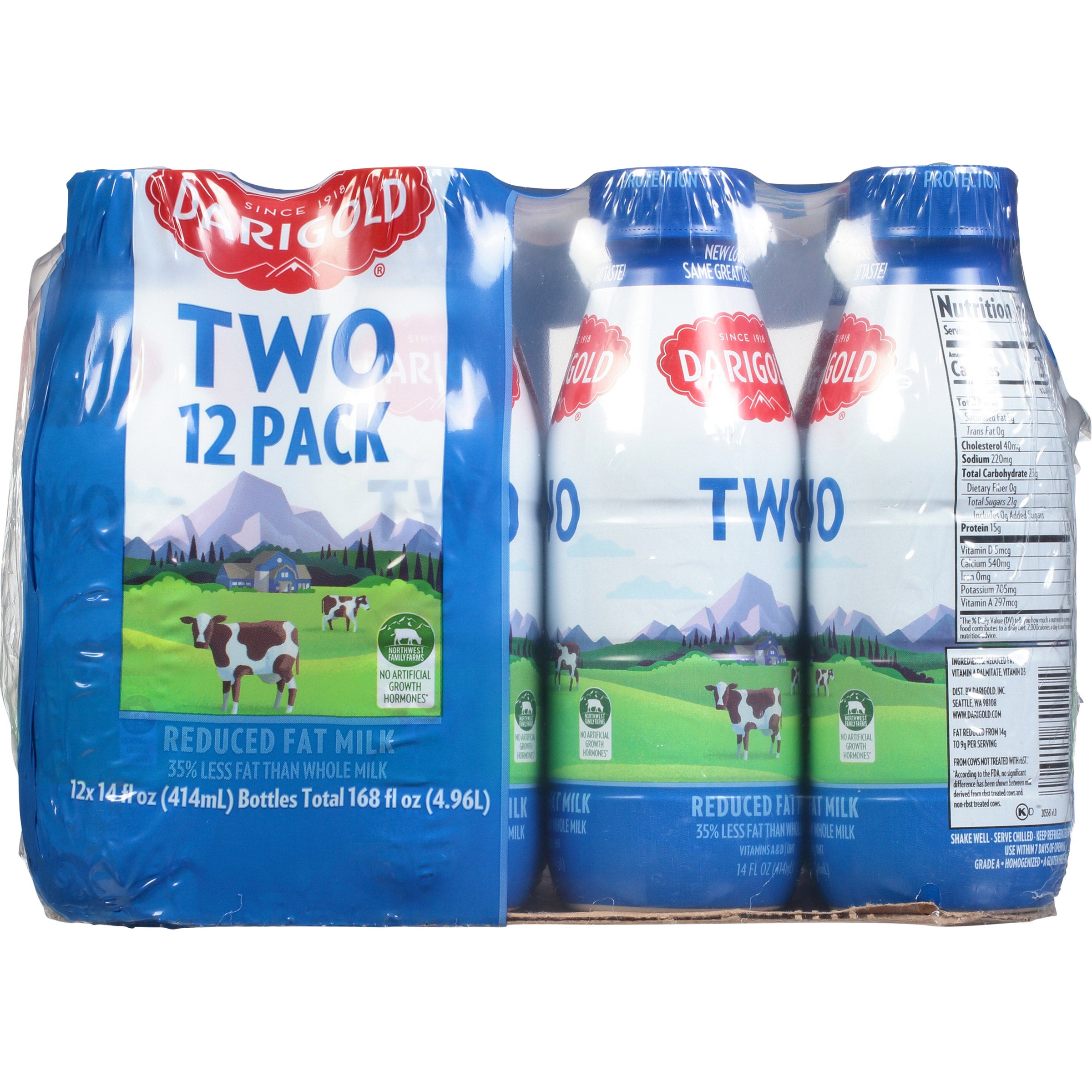 DARIGOLD 2% MILK 12/14 FL OZ