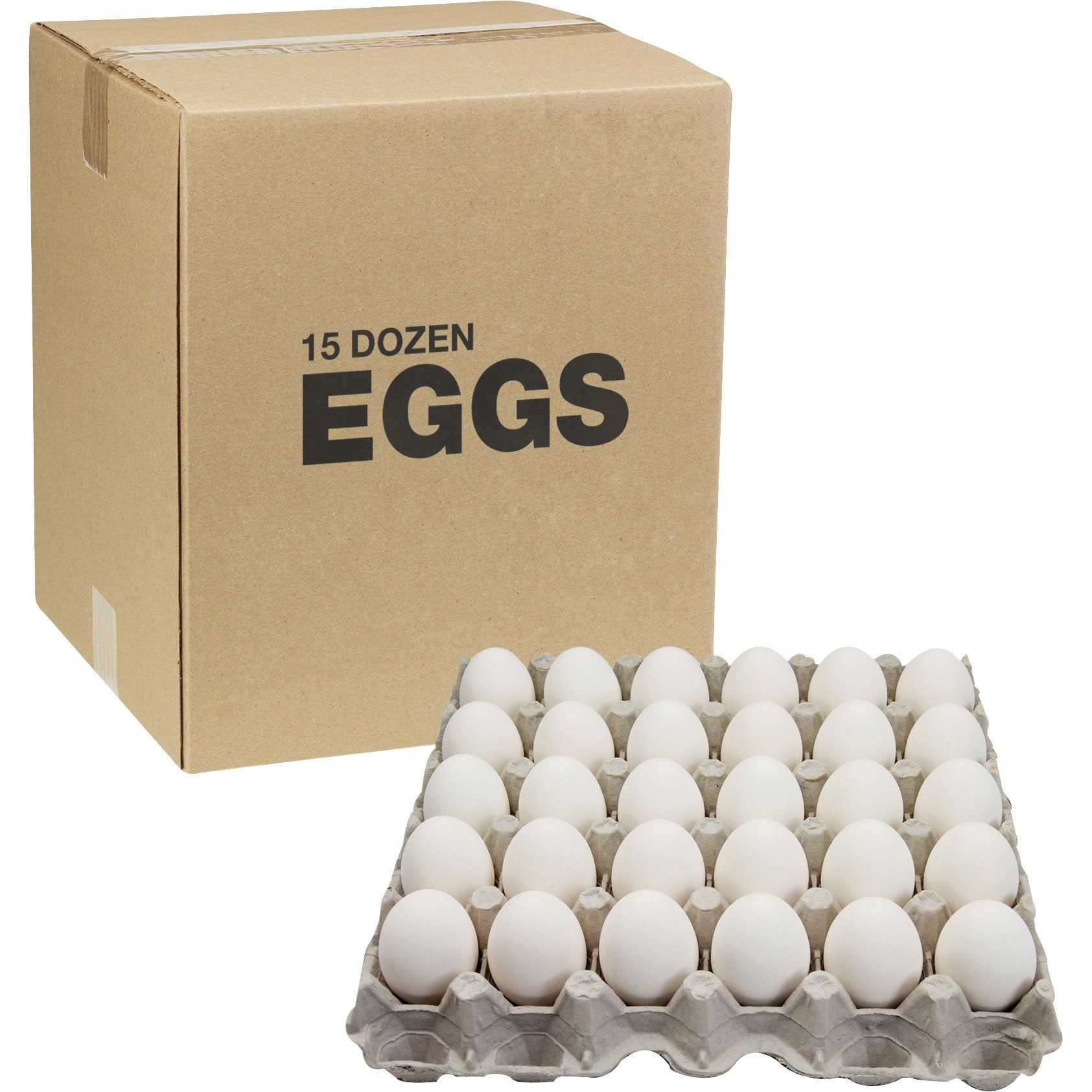 USDA GRADE AA CAGE FREE MEDIUM EGGS 180 CT (15 DOZEN) - Image 1