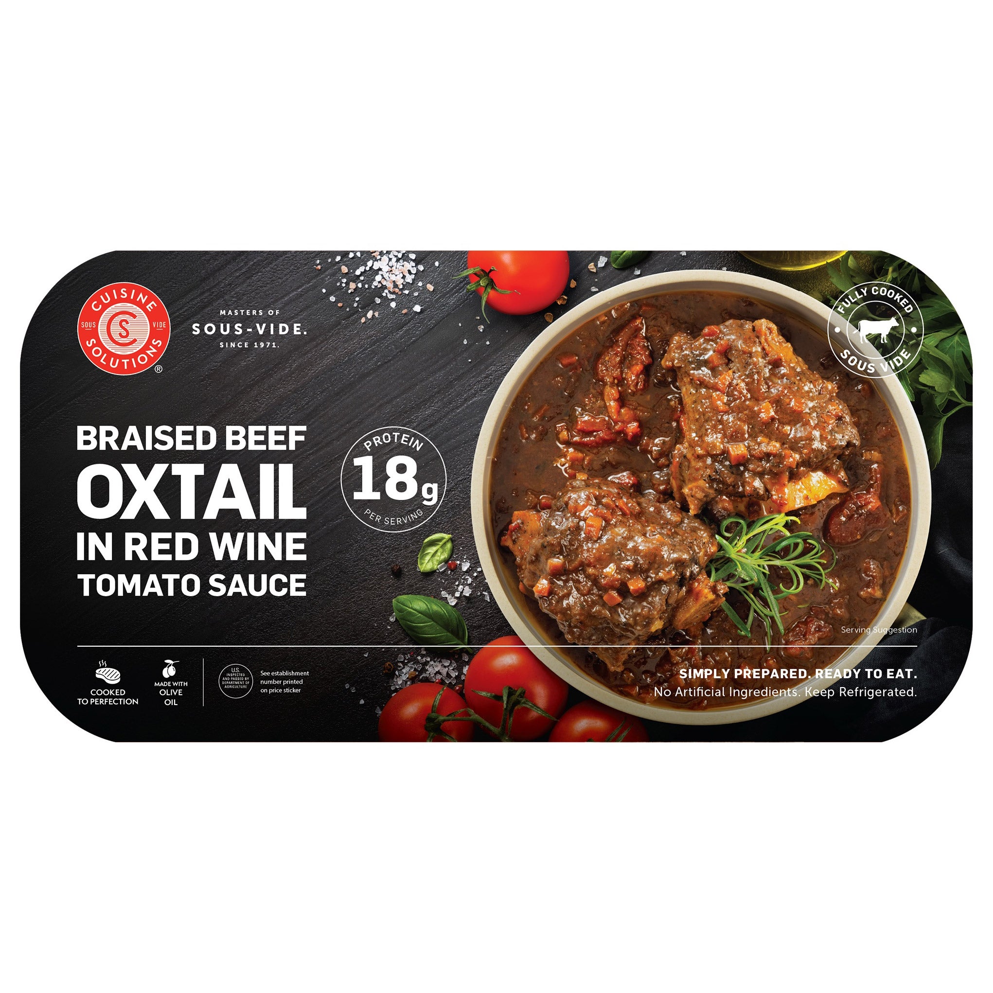 CUISINE SOLUTIONS BRAISED OXTAIL PER LB
