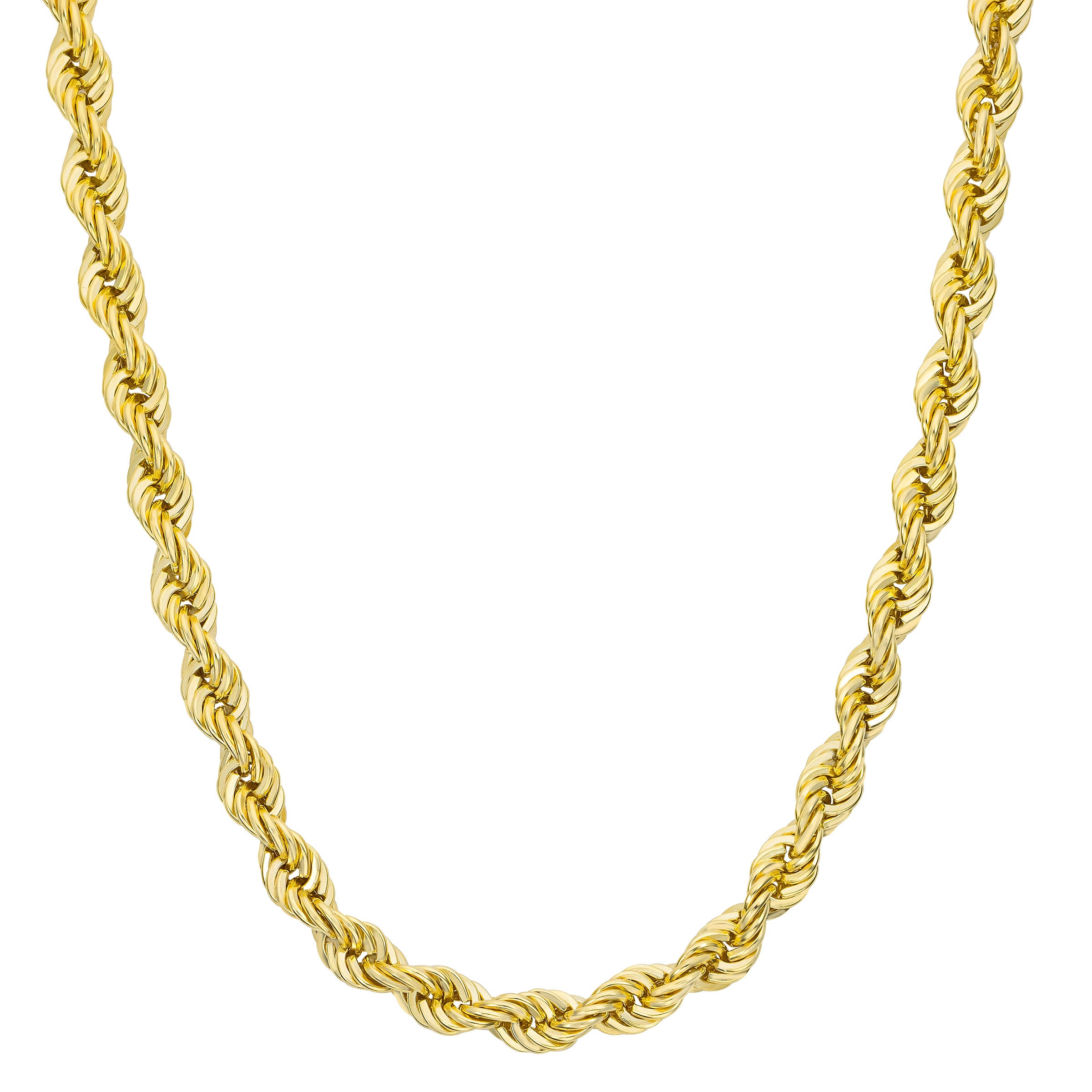14KT YELLOW GOLD ROPE NECKLACE 22¨ MADE IN ITALY