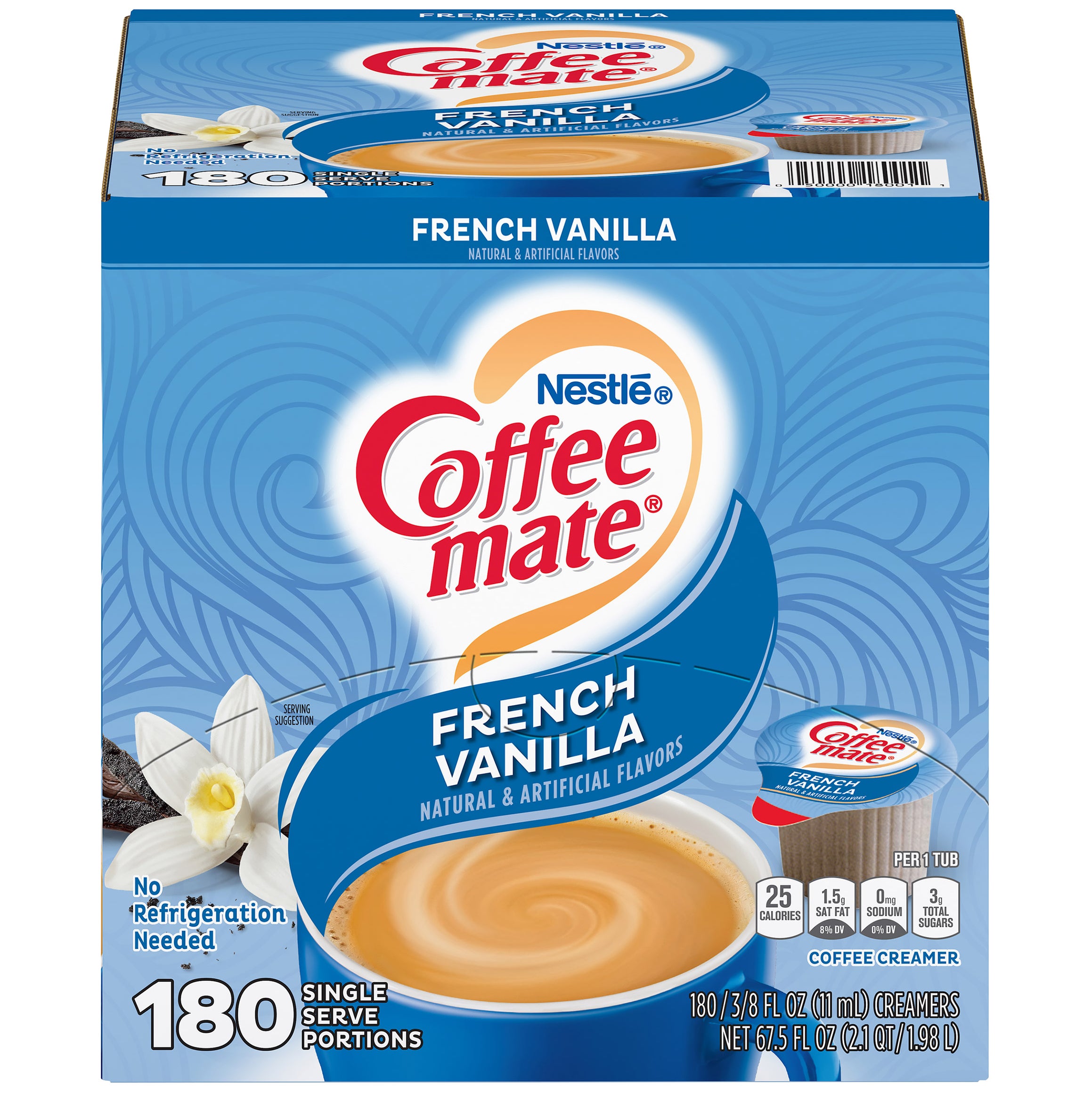 NESTLE COFFEE-MATE FRENCH VANILLA CREAMER 180 CT - Image 1