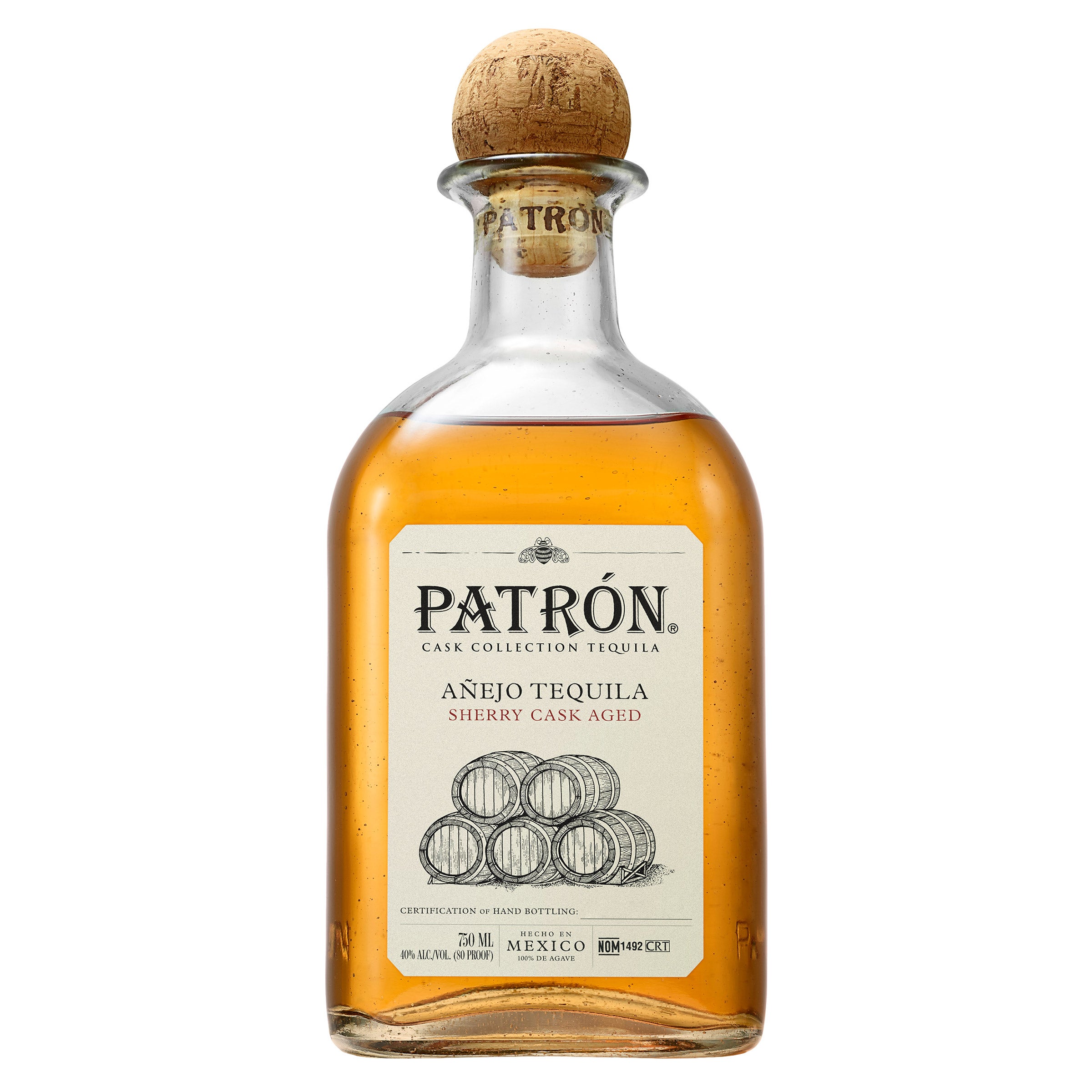 PATRON TEQUILA ANEJO SHERRY CASK MEXICO 750ML