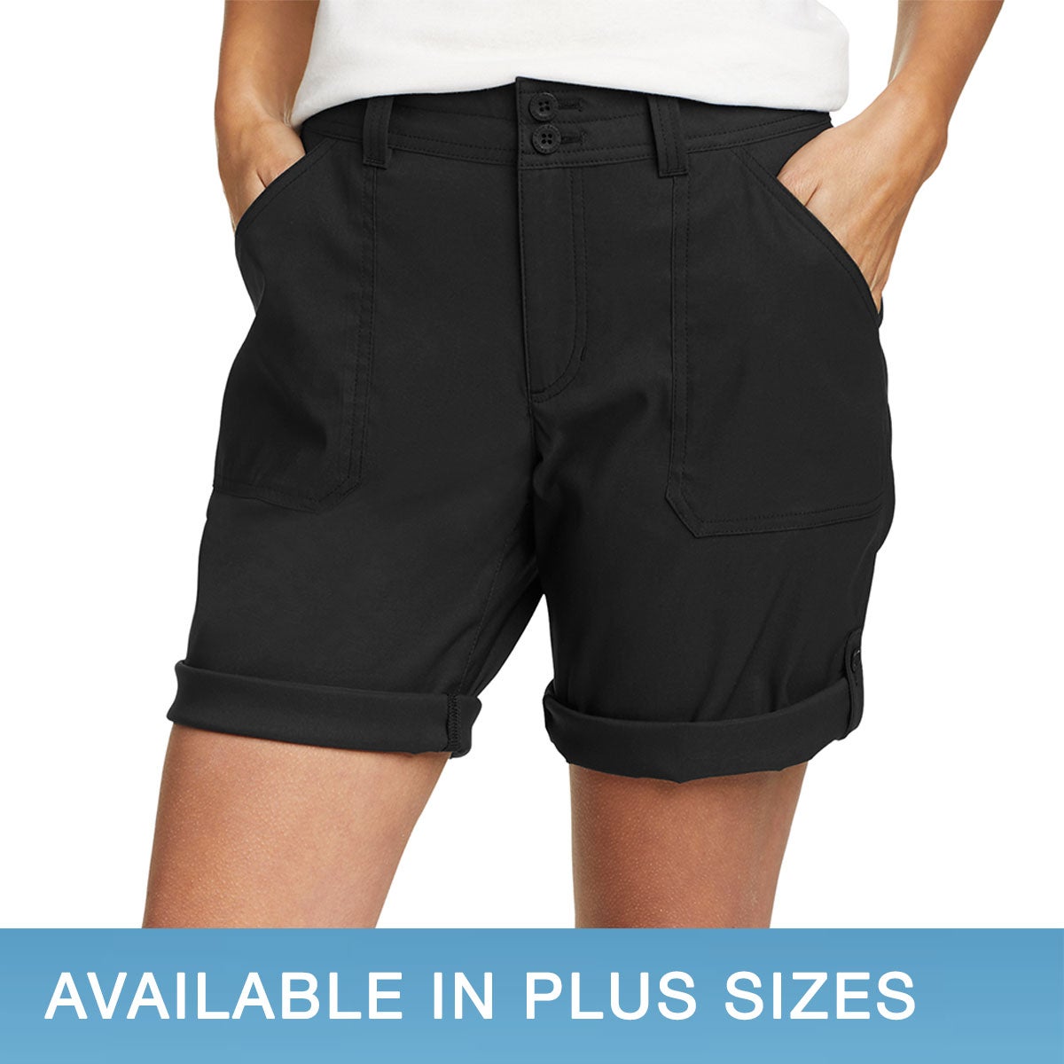 EDDIE BAUER LADIES' CARGO SHORT - Image 1