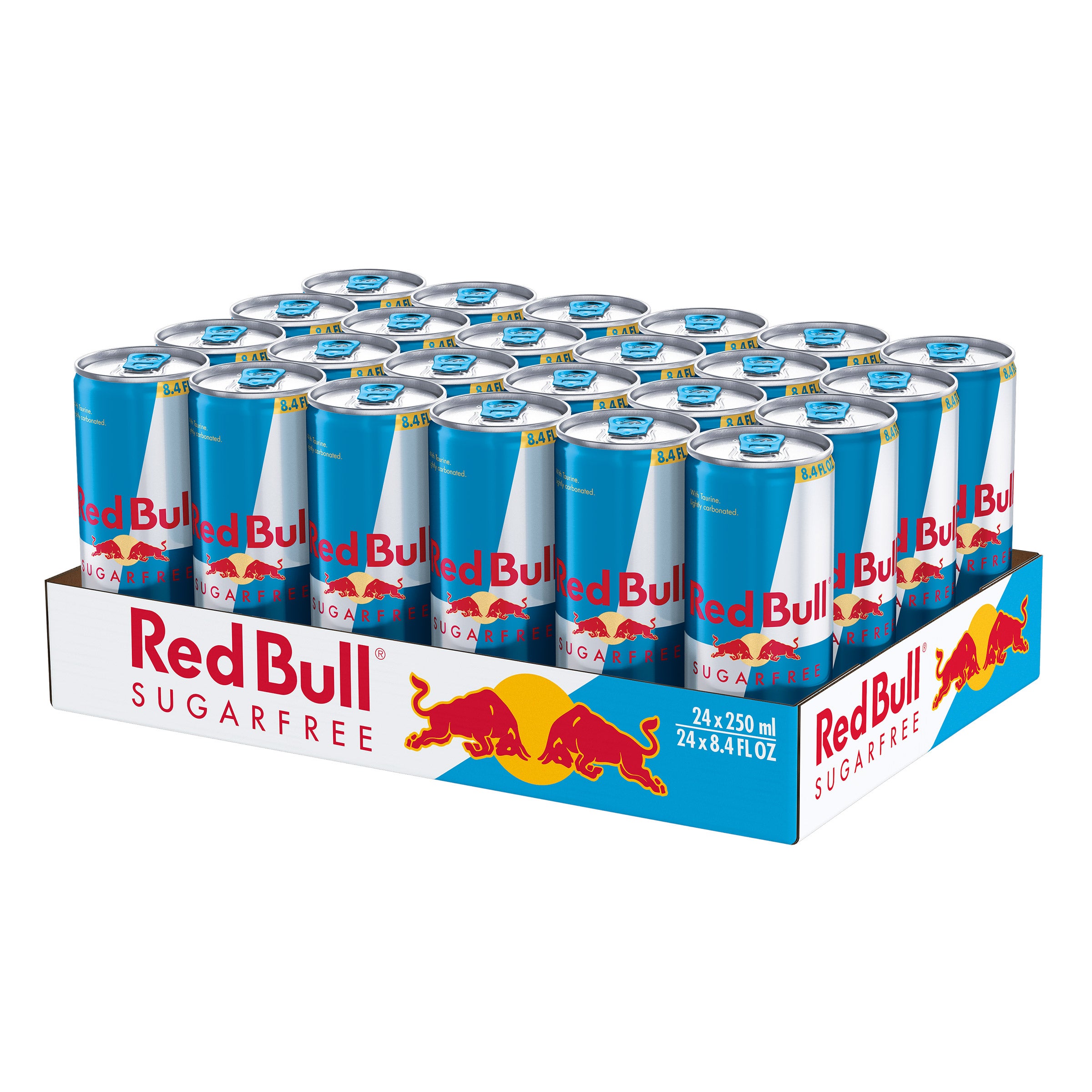 RED BULL SUGAR-FREE ENERGY DRINK 24/8.4OZ CANS - Image 1
