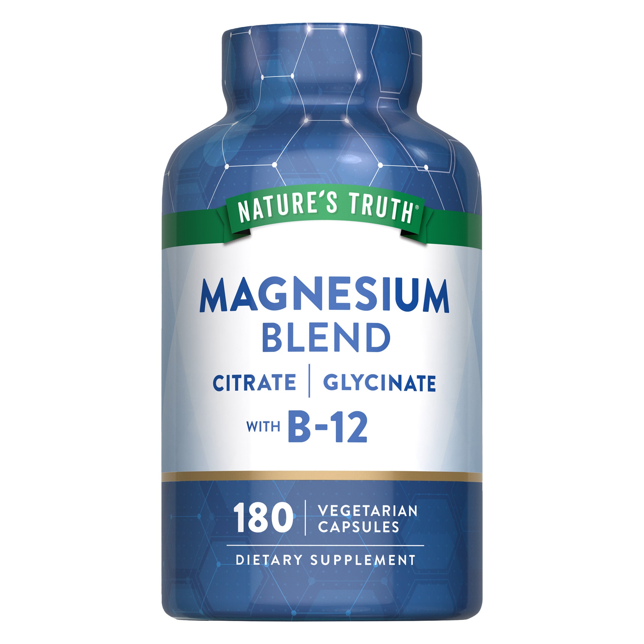 NATURE'S TRUTH MAGNESIUM BLEND 250MG. 180 CAPSULES