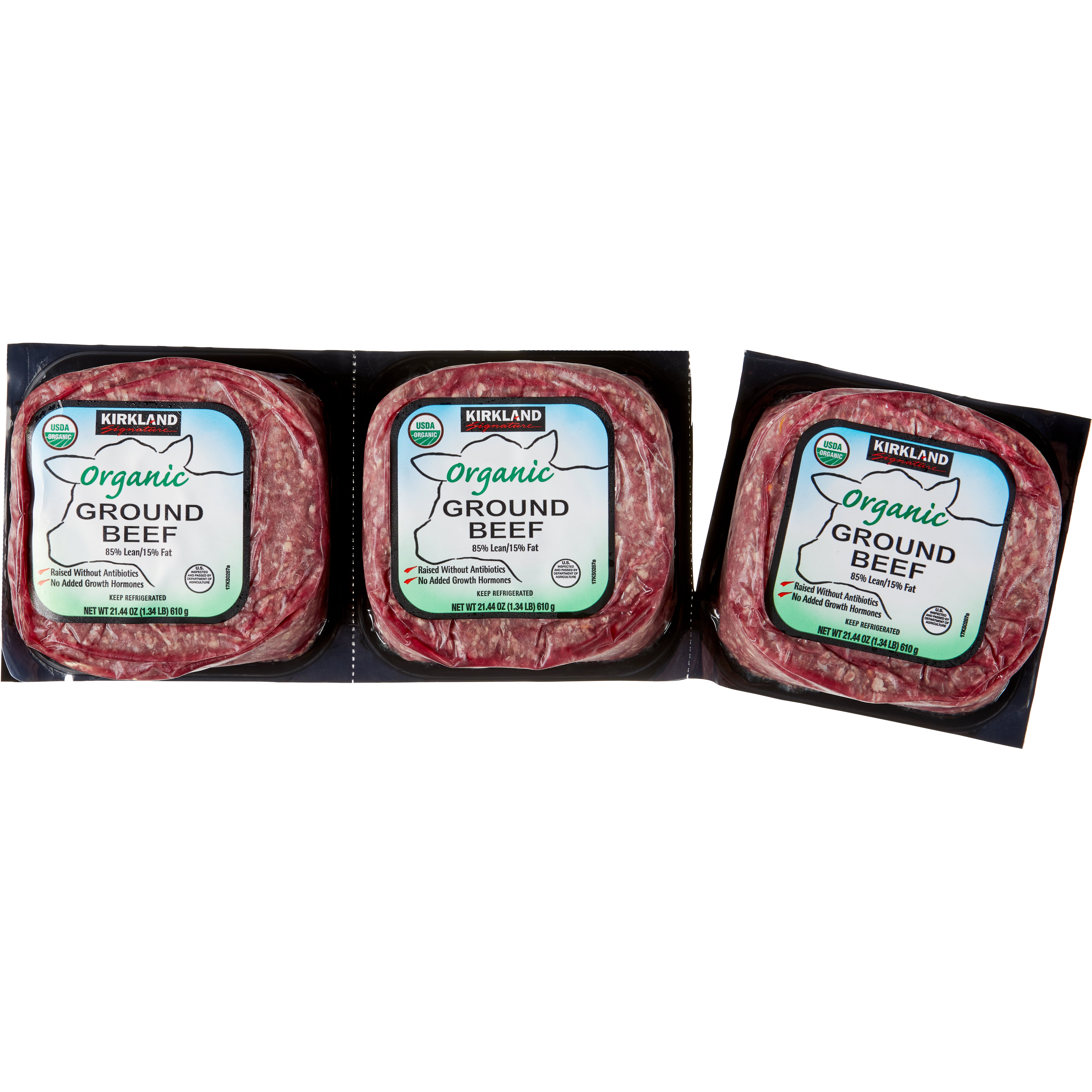 ORGANIC GROUND BEEF 85% LEAN CASE SALE CONTAINS 8-4LB UNITS - Image 1