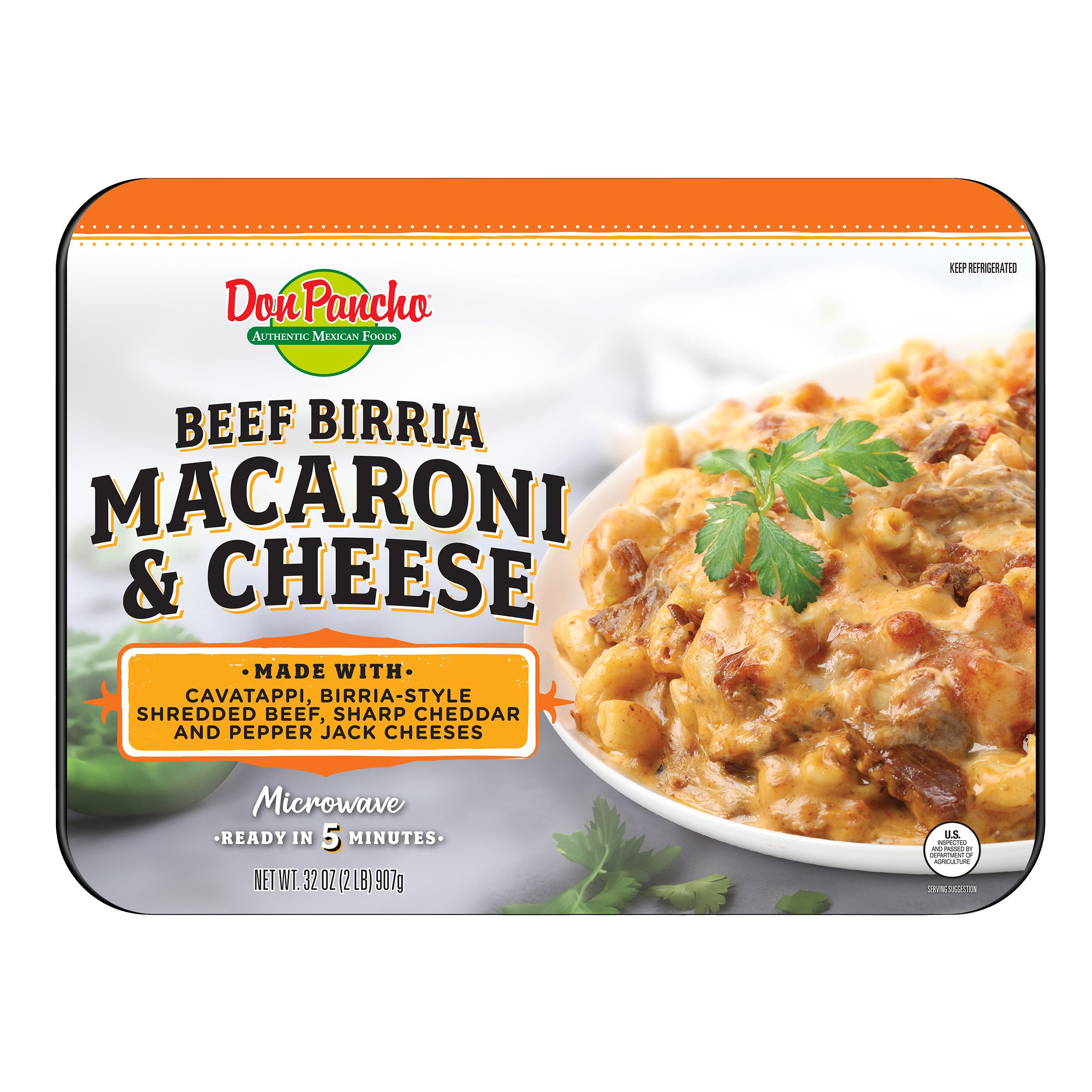 BEEF BIRRIA MACARONI AND CHEESE 32 OZ - Image 1