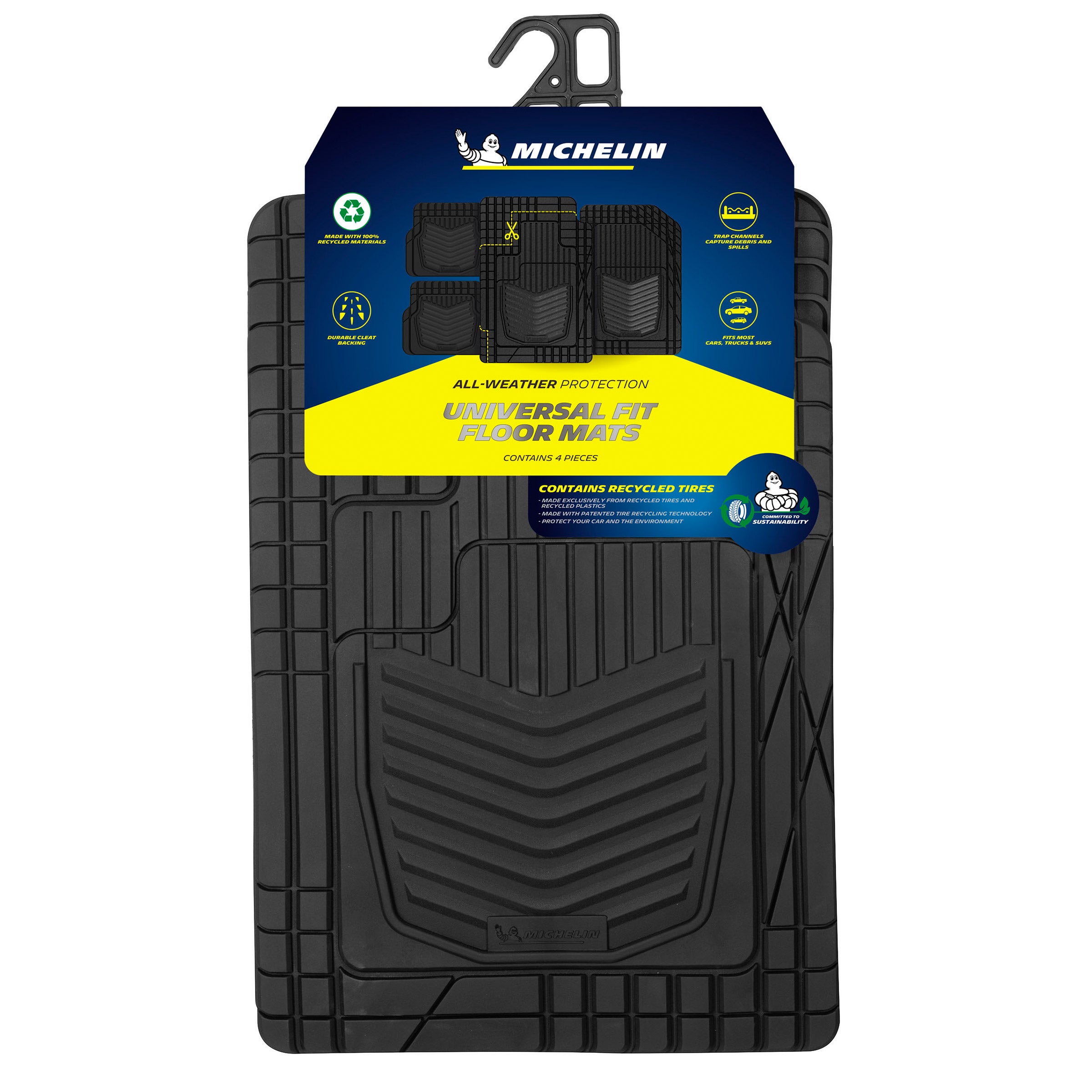 MICHELIN ALL WEATHER CAR MATS 4PC