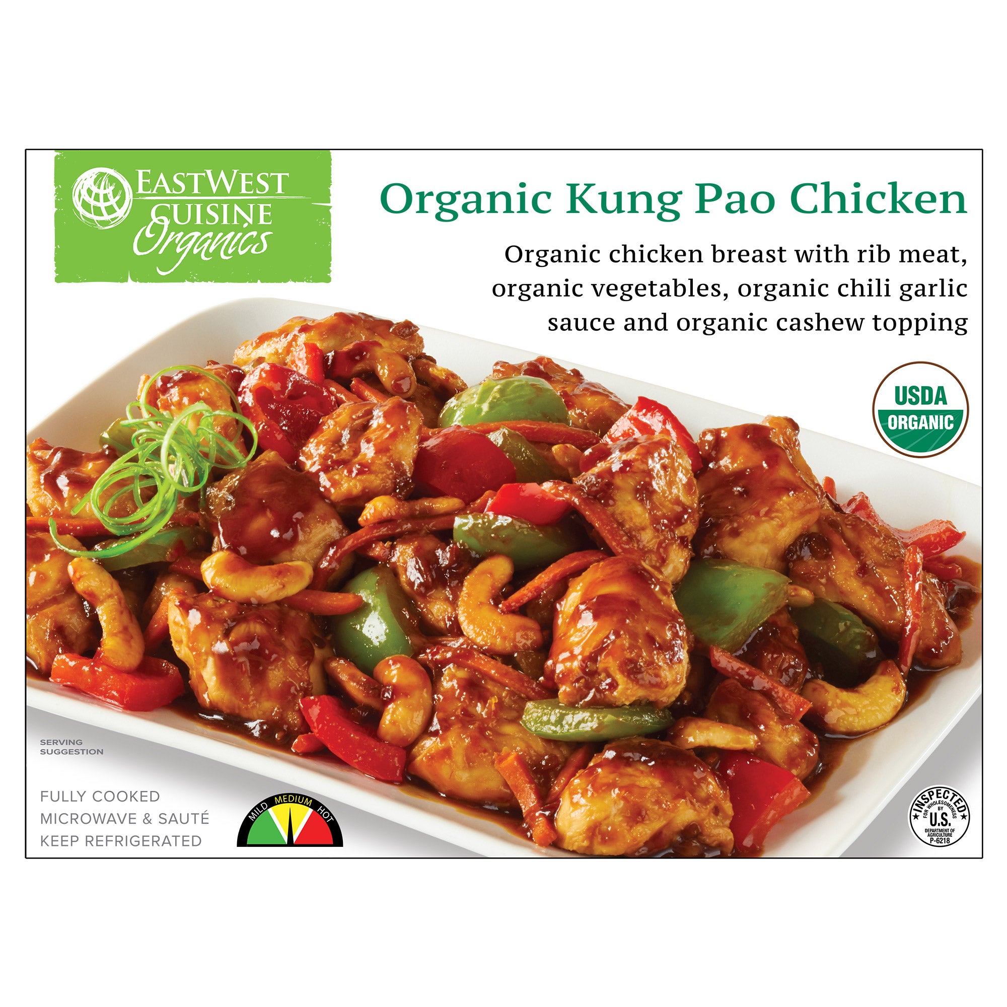 EAST WEST CUISINE ORG KUNG PAO CHICKEN PER LB