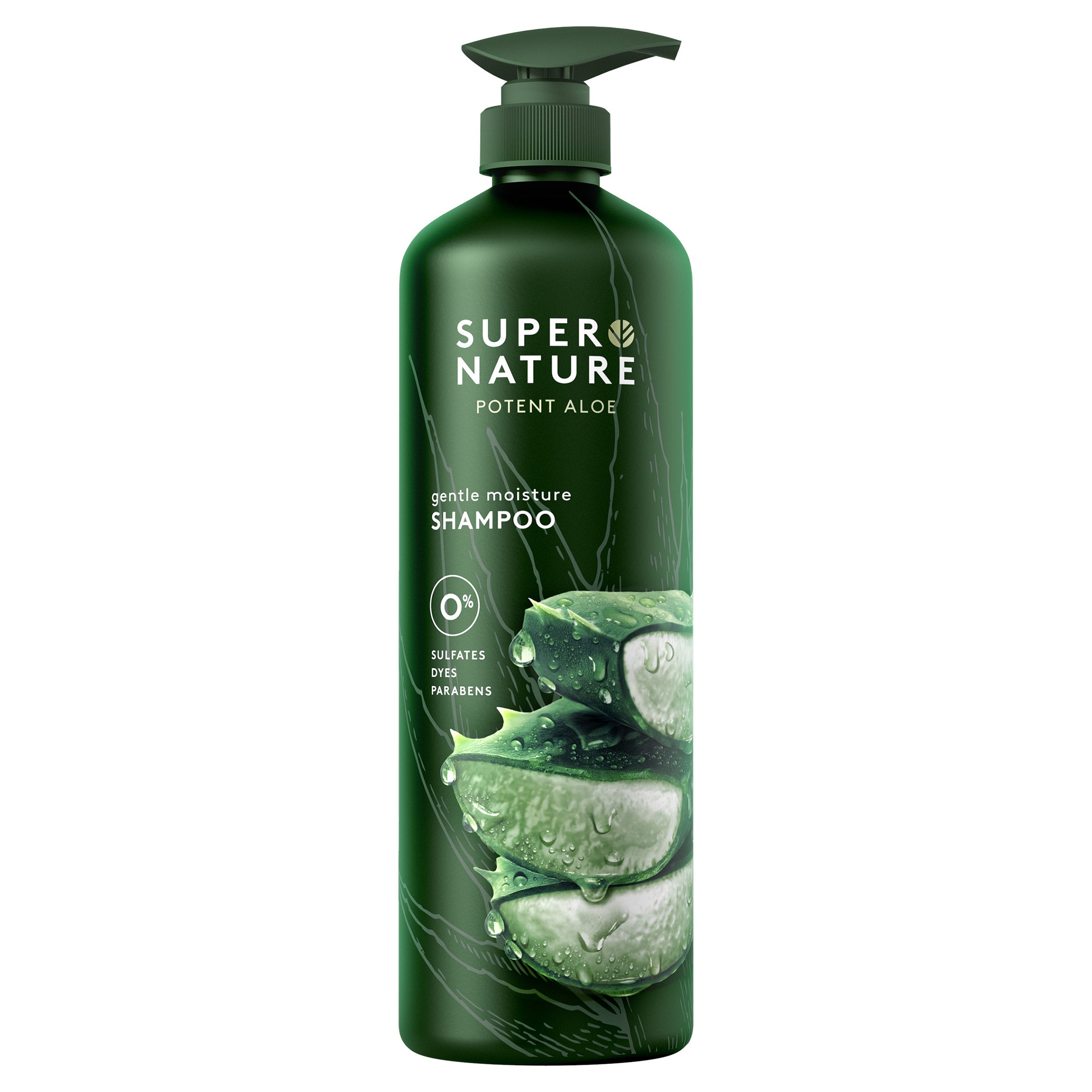 SUPER NATURE POTENT ALOE GENTLE SHAMPOO 30 FL OZ