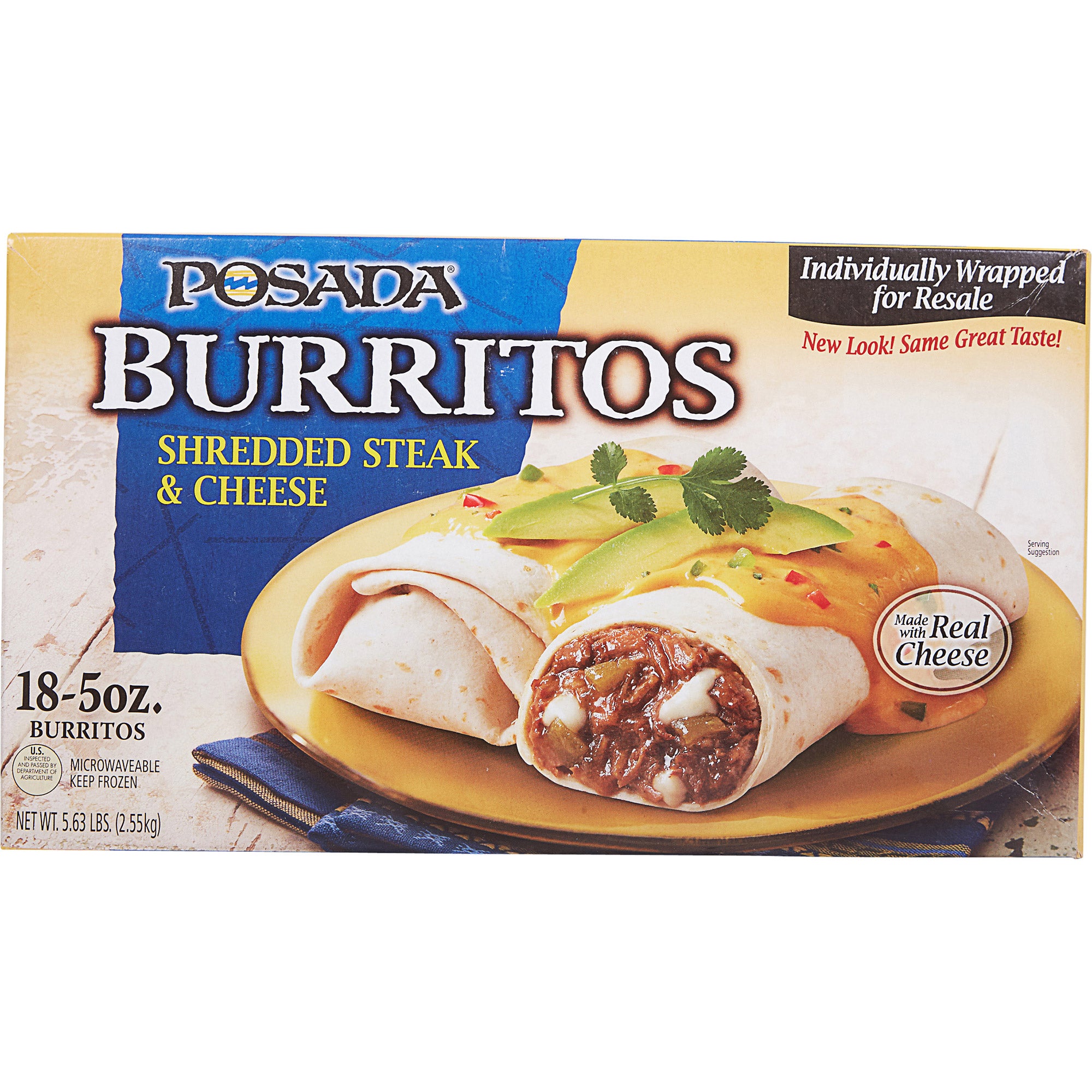 POSADA STEAK & CHEESE BURRITO 18/5 OZ - Image 1