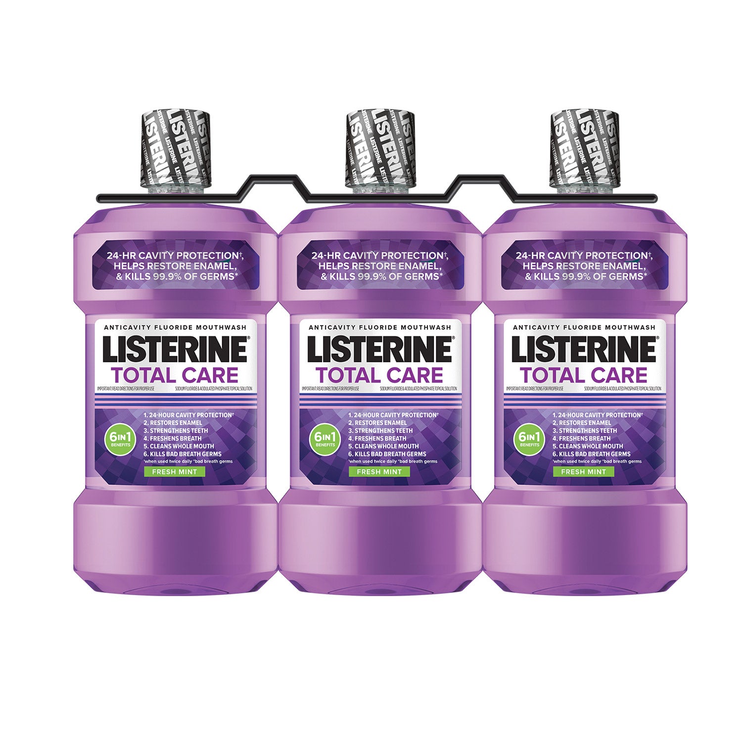LISTERINE TOTAL CARE MOUTHWASH 3 PK / 33.8 FL OZ - Image 1