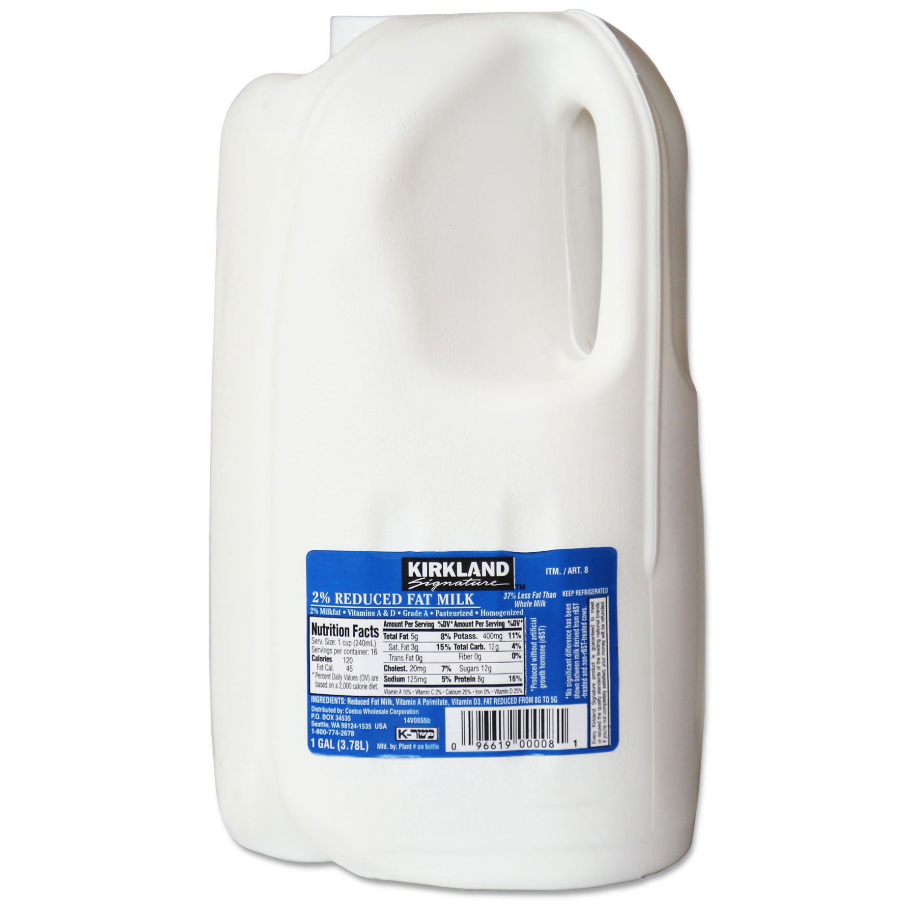 KIRKLAND SIGNATURE 2% LOWFAT MILK 1 GALLON