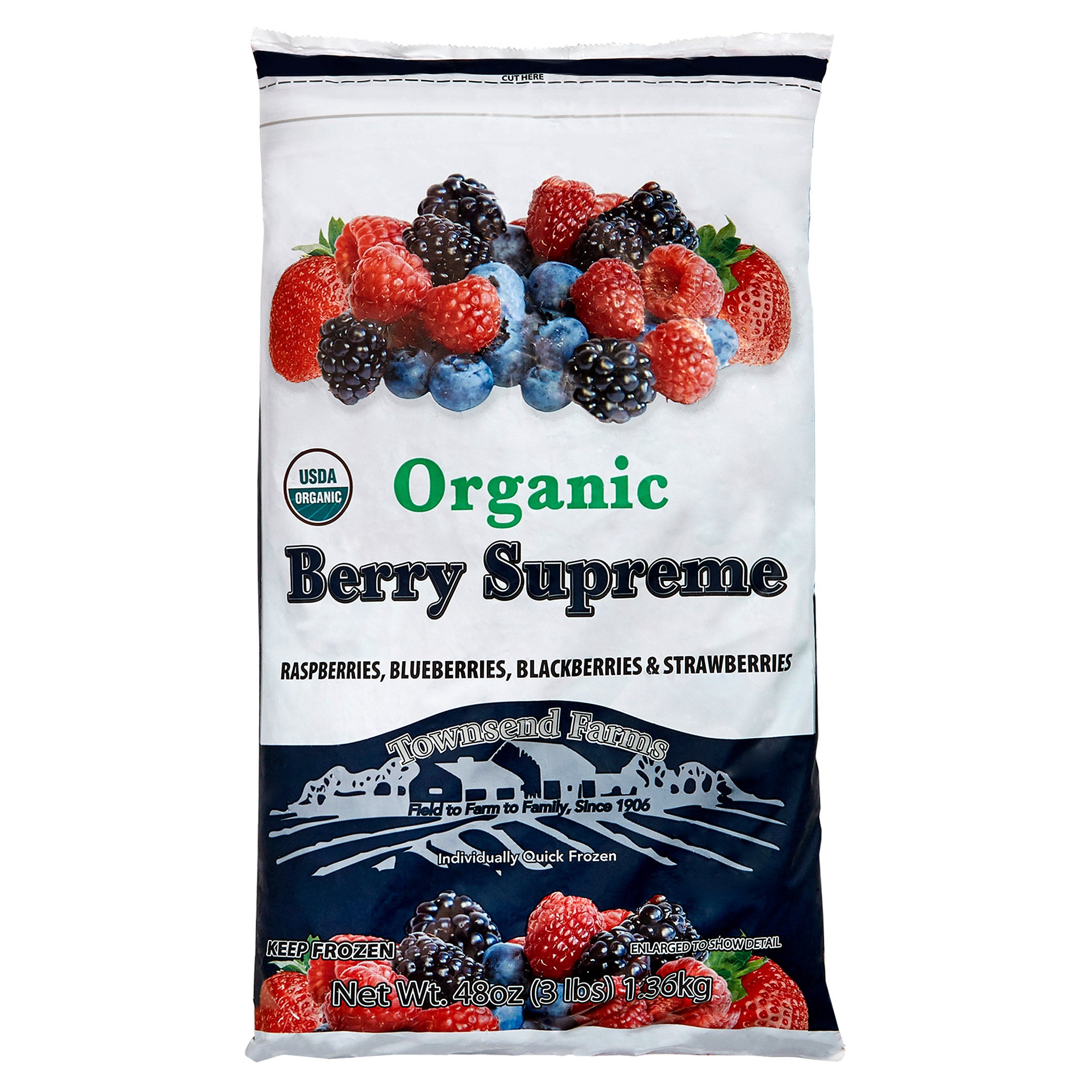 TOWNSEND FARMS ORGANIC SUPREME BERRY BLEND 3 LBS