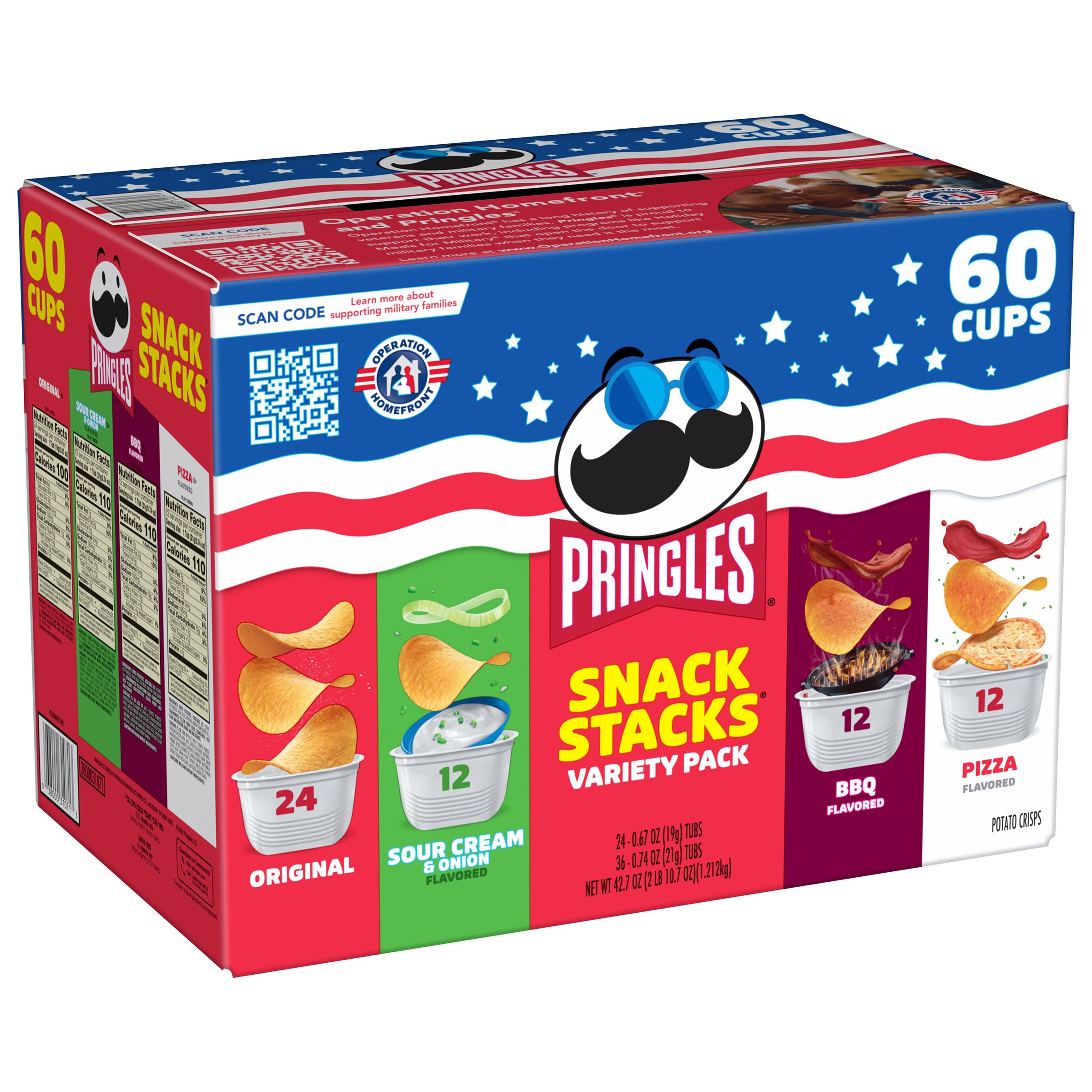 PRINGLES SUMMER VARIETY 60 COUNT - Image 1