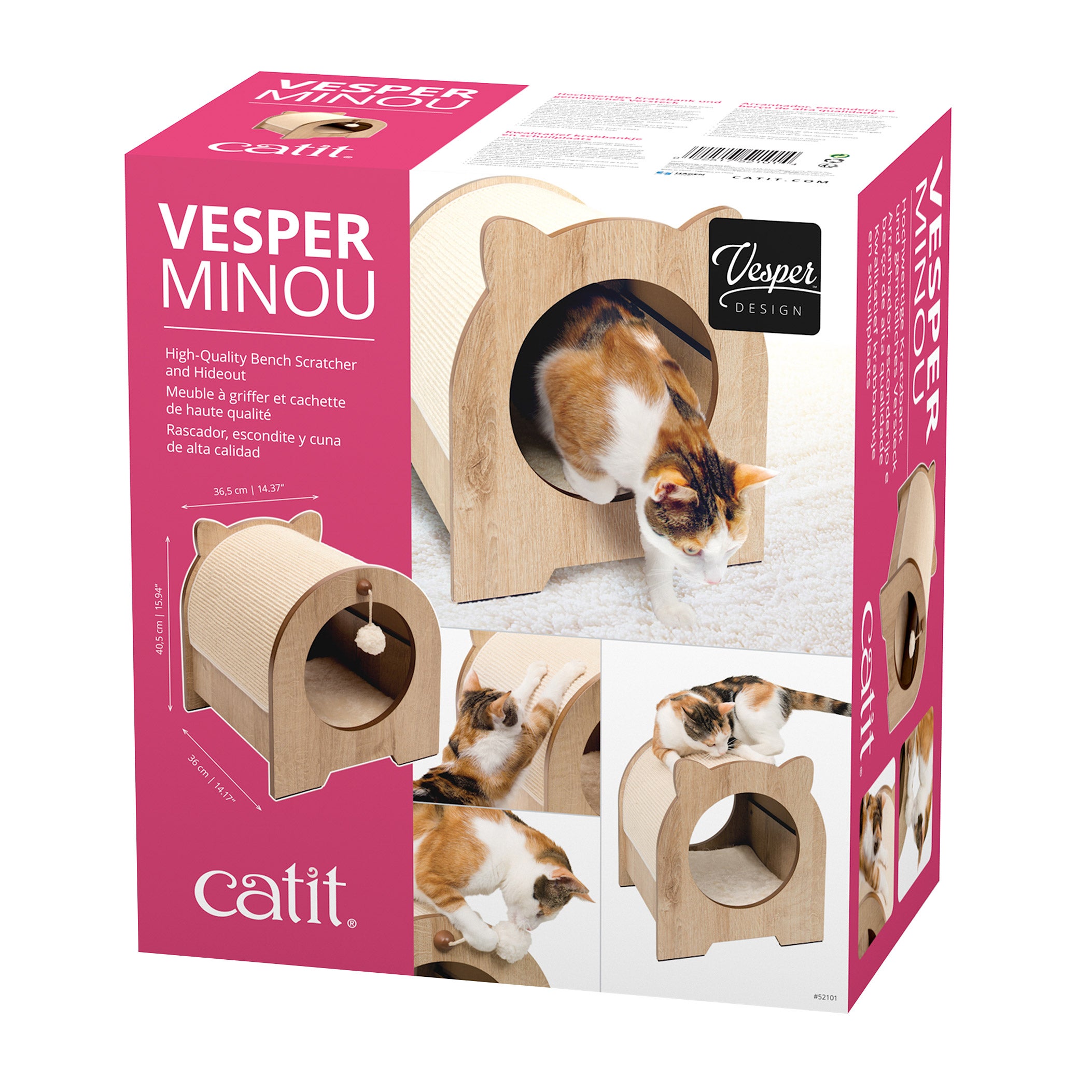 CATIT VESPER MINOU CAT BENCH SCATCHER