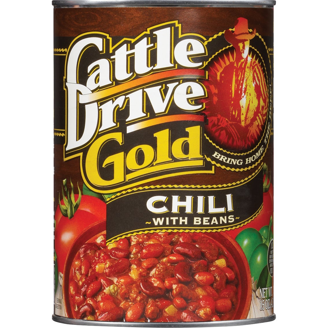 CATTLE DRIVE BEEF CHILI WITH BEANS 8/15 OZ - Image 1