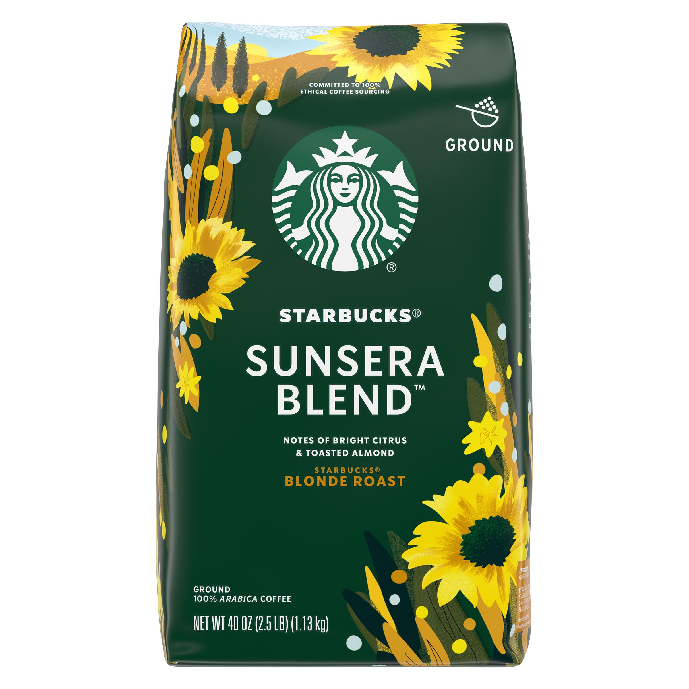 STARBUCKS SUNSERA GROUND COFFEE 40 OZ - Image 1