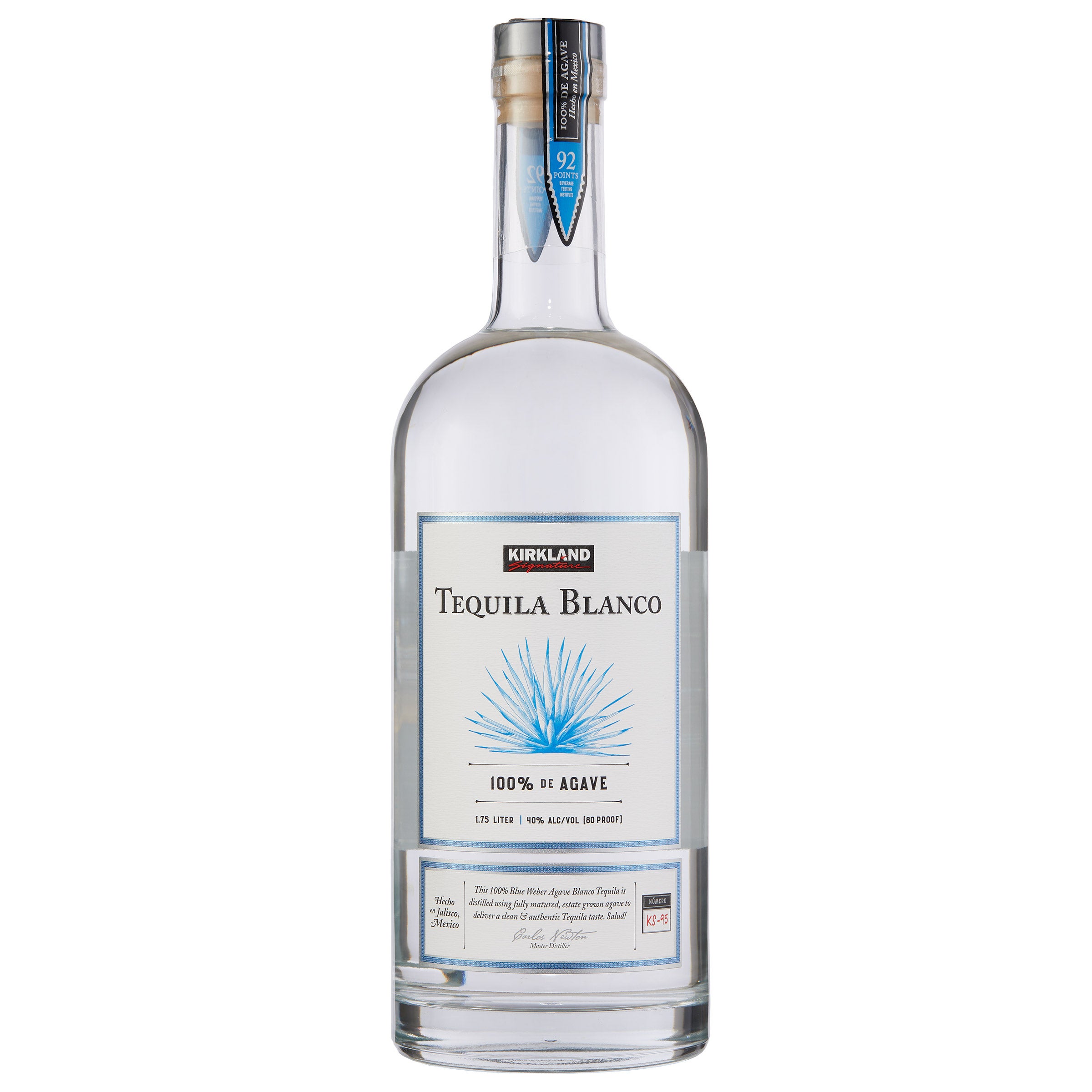 KIRKLAND SIGNATURE TEQUILA BLANCO MEXICO 1.75L