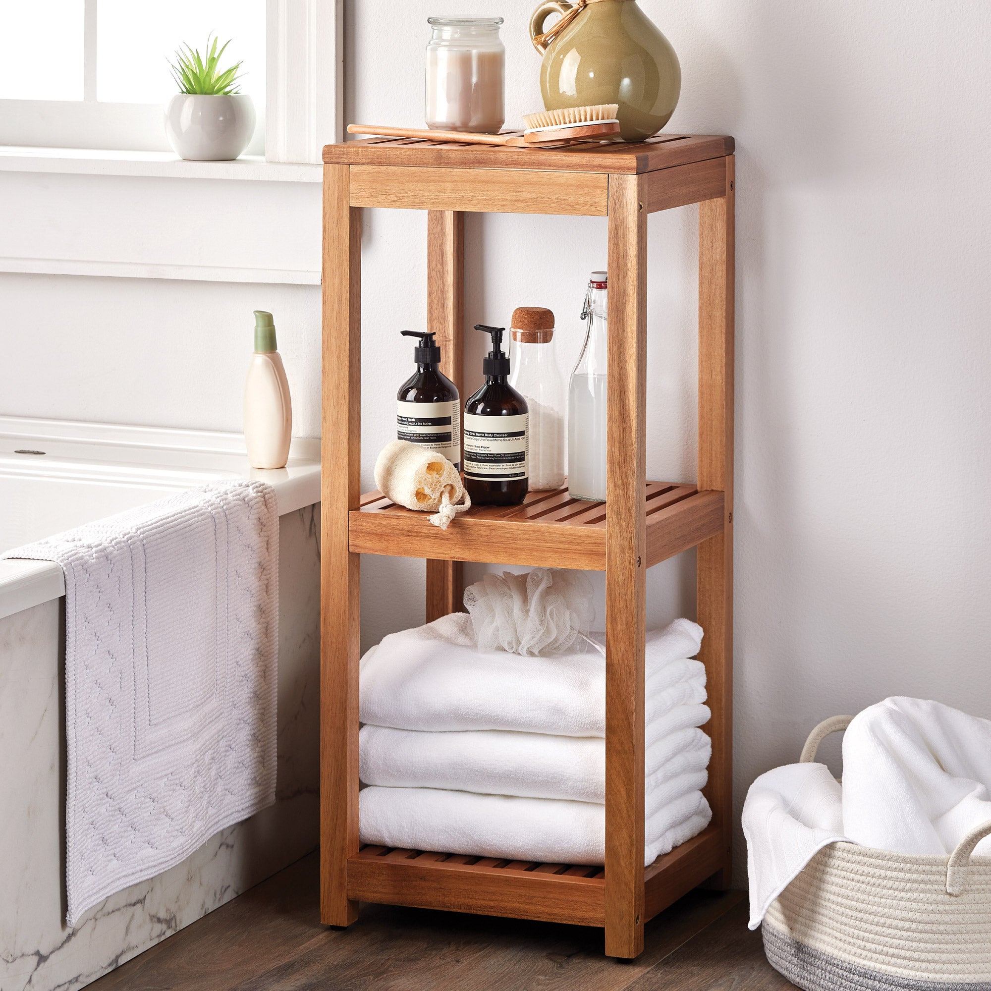 MESA 3-TIER ACACIA WOOD STAND - Image 1