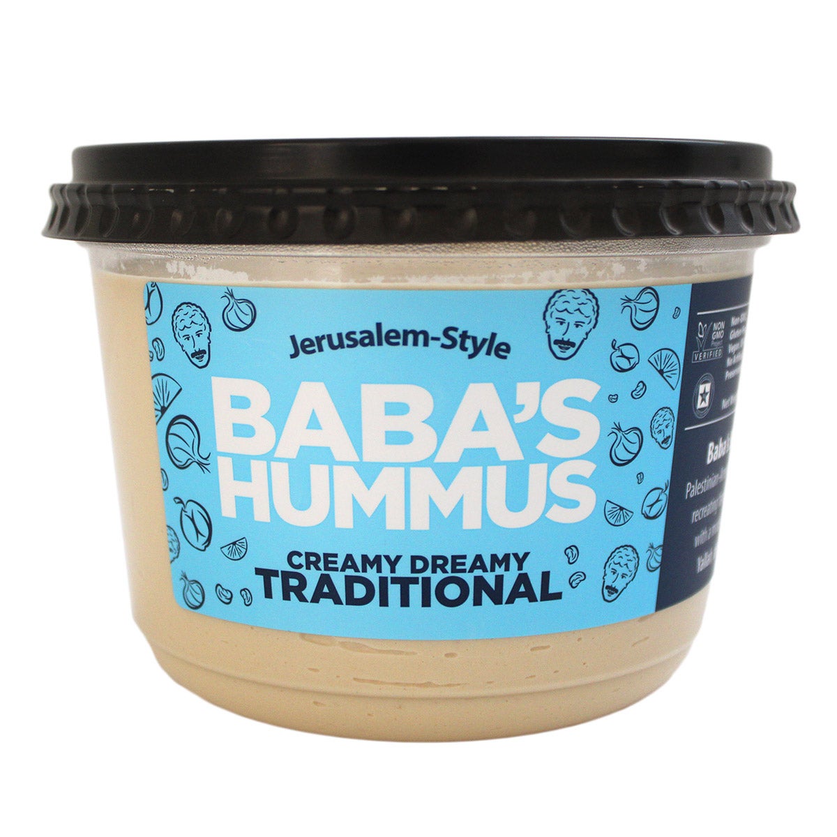 BABA'S TRADITIONAL HUMMUS 34 OUNCE CONTAINER - Image 1