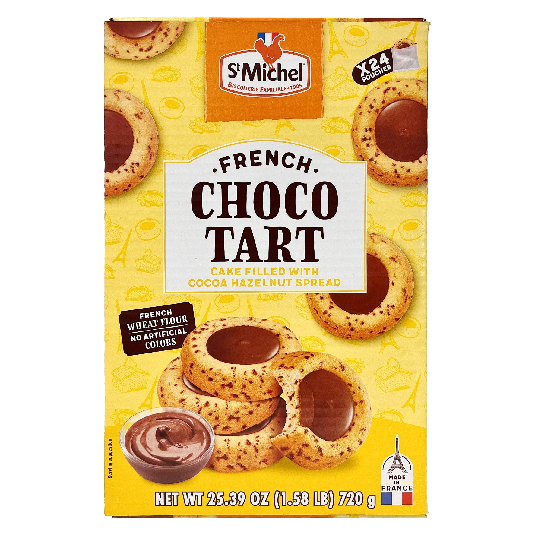 ST. MICHEL FRENCH CHOCO TART 24 COUNT - Image 1