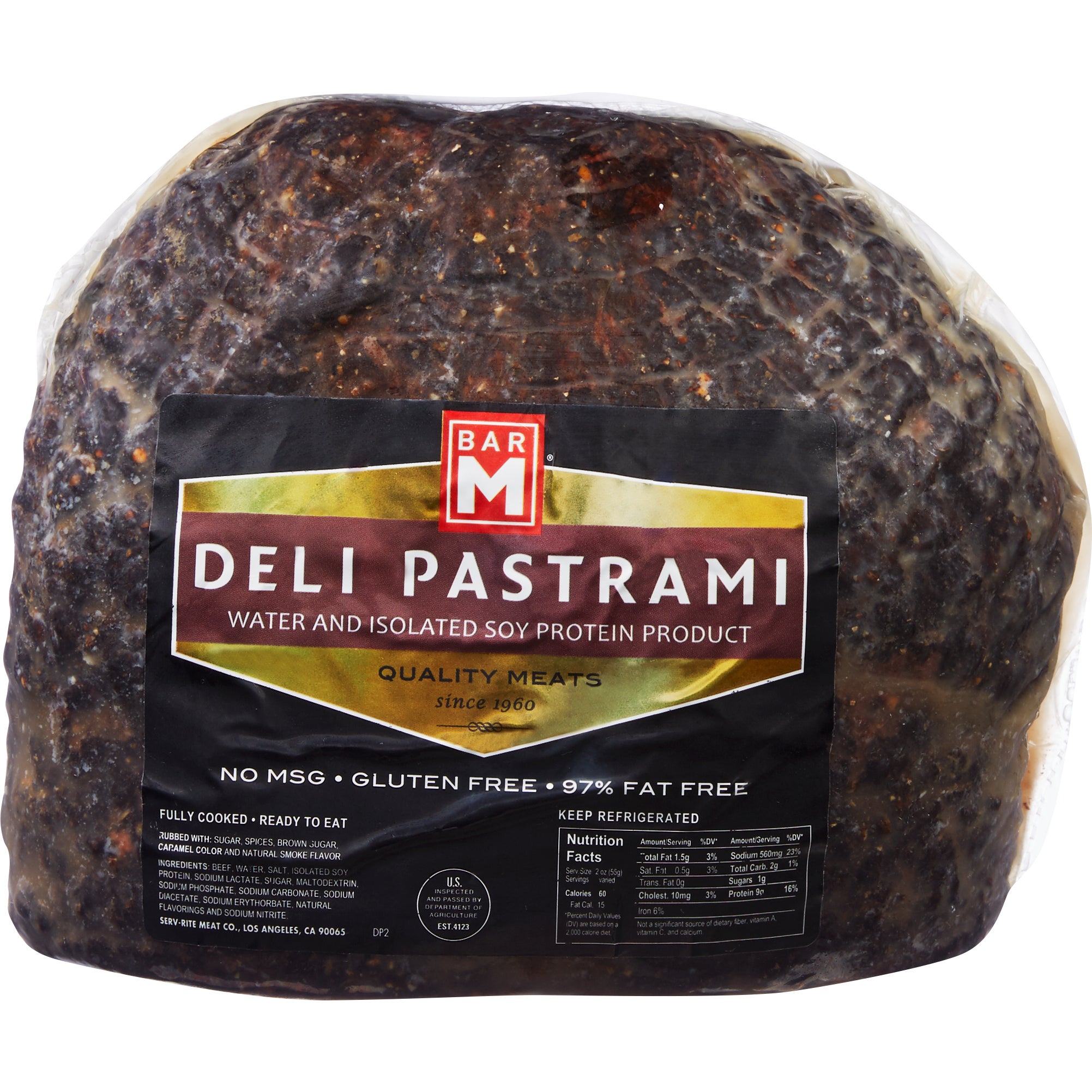 BAR M PASTRAMI PER LB (AVG 6 LB)