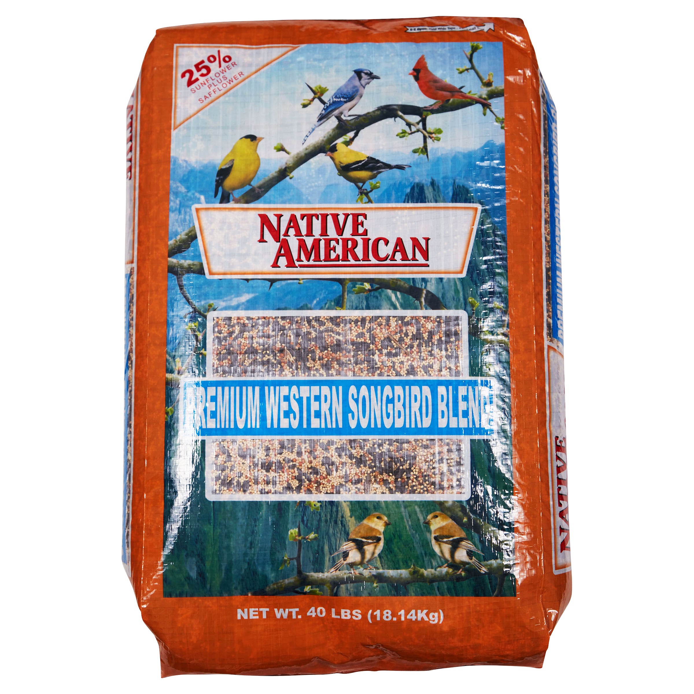 NATIVE AMERICAN WESTERN SONGBIRD BLEND 40 LB