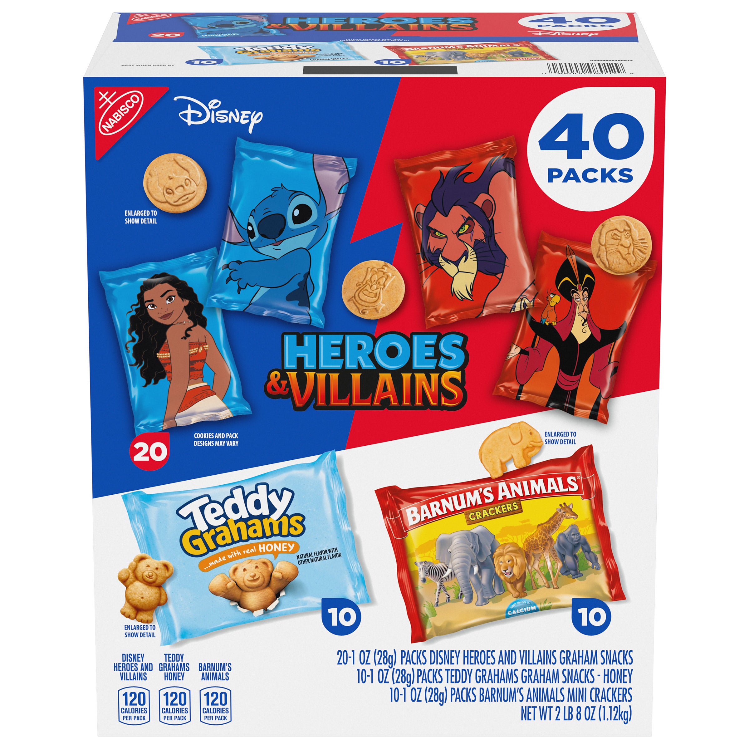NABISCO HEROES AND VILLAINS 40CT