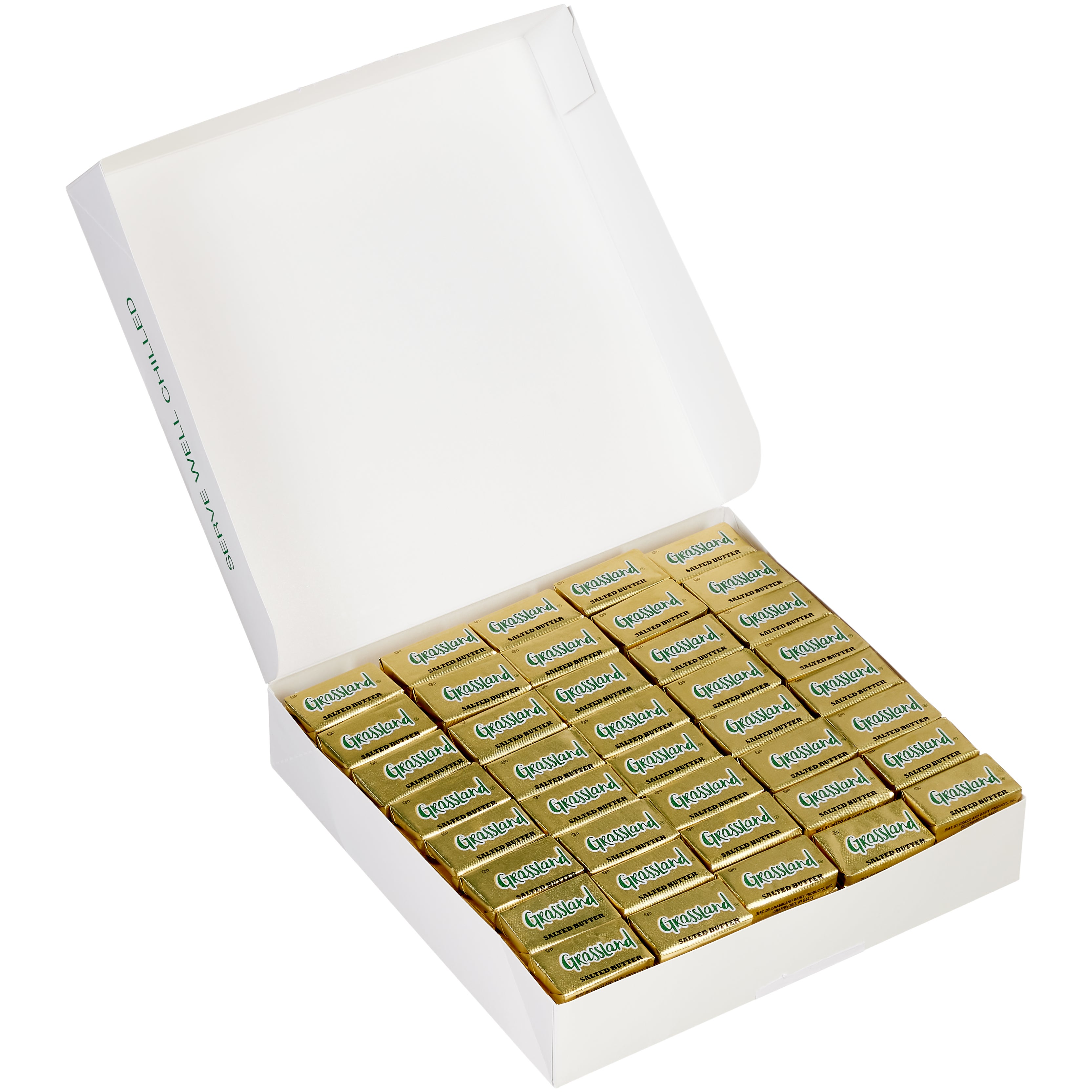 GRASSLAND SALTED BUTTER CHIPS 200 CT (3.4 LBS) - Image 1