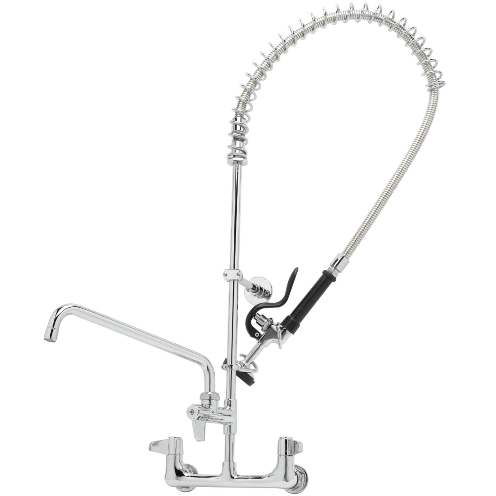 T&S PRE-RINSE 8¨ FAUCET WITH 12¨ SWING NOZZLE