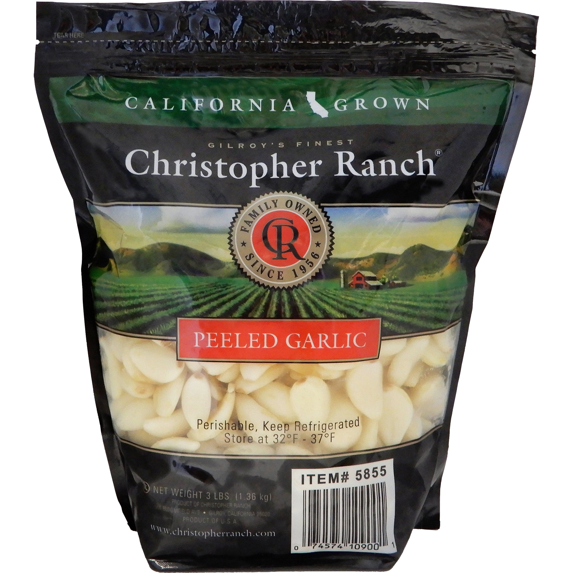 CHRISTOPHER RANCH PEELED GARLIC 3 LBS