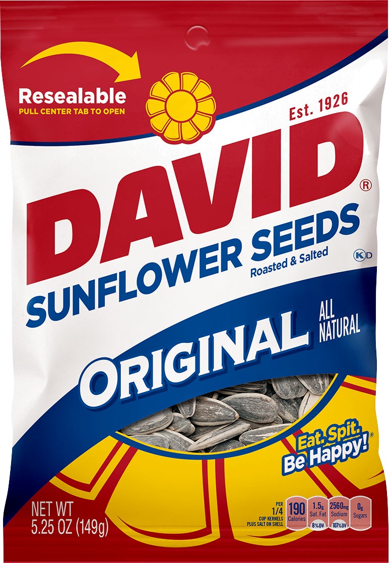 DAVID SUNFLOWER SEEDS 12 CT/5.25 OZ