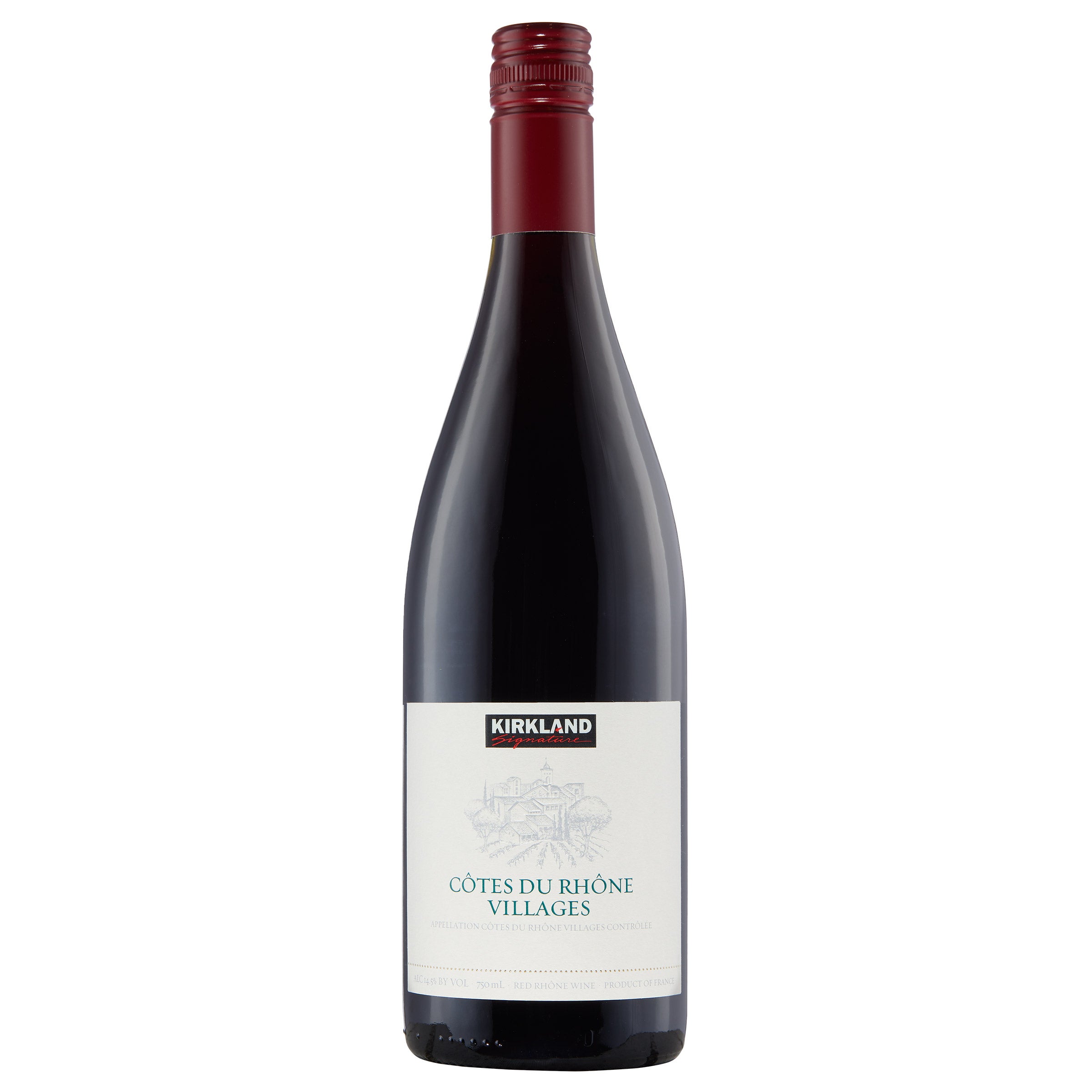 KIRKLAND SIGNATURE RED BLEND COTES DU RHONE 750ML