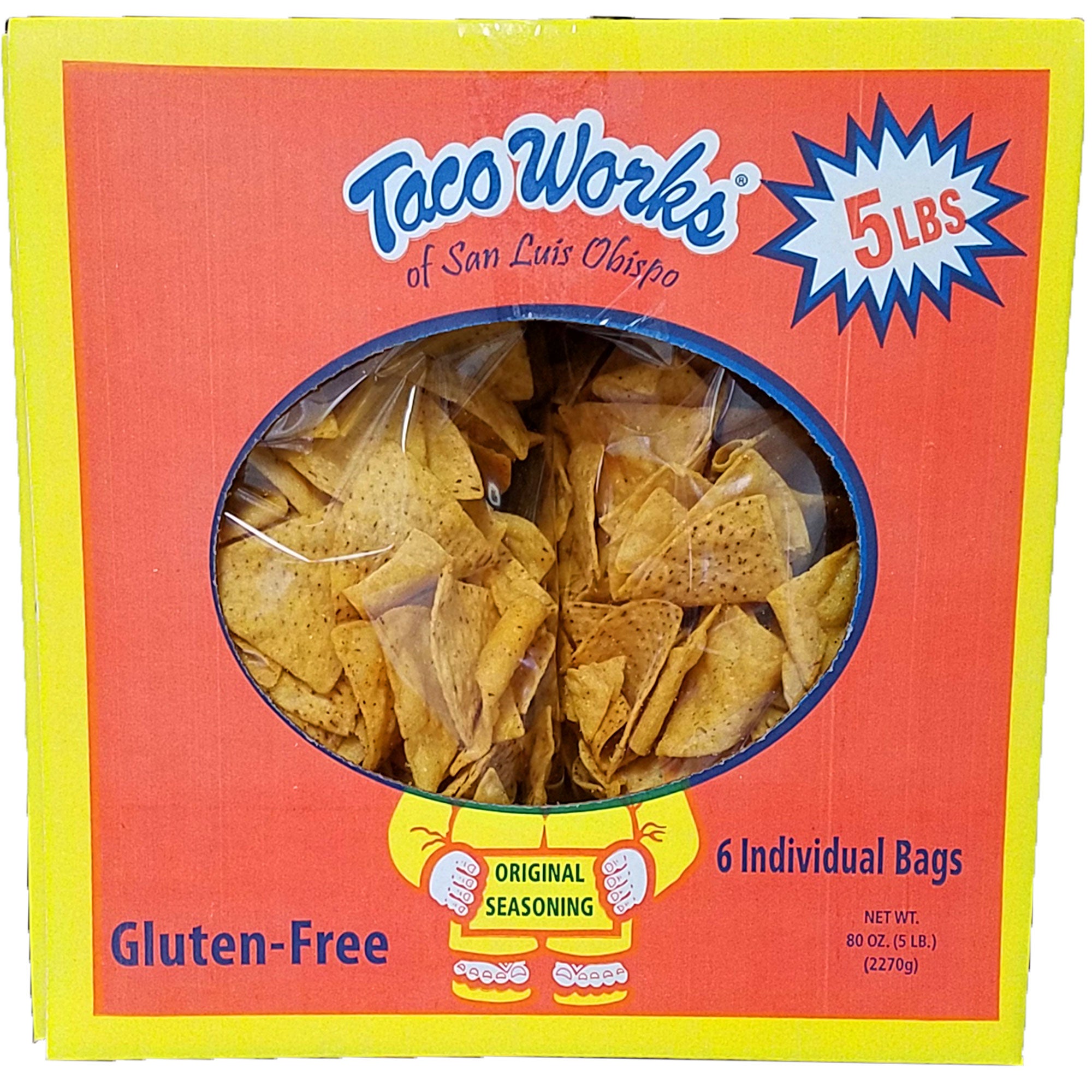 TACO WORKS TORTILLA CHIPS 6 CT / 13.3 OZ