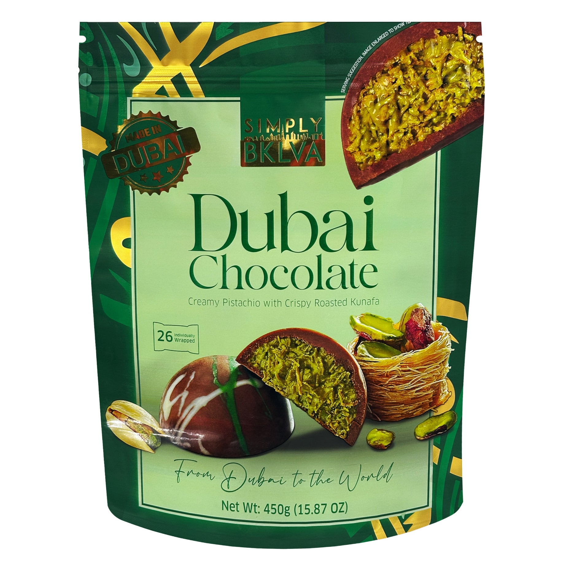 SIMPLY BKLVA DUBAI CHOCOLATE 15.87 OZ - Image 1