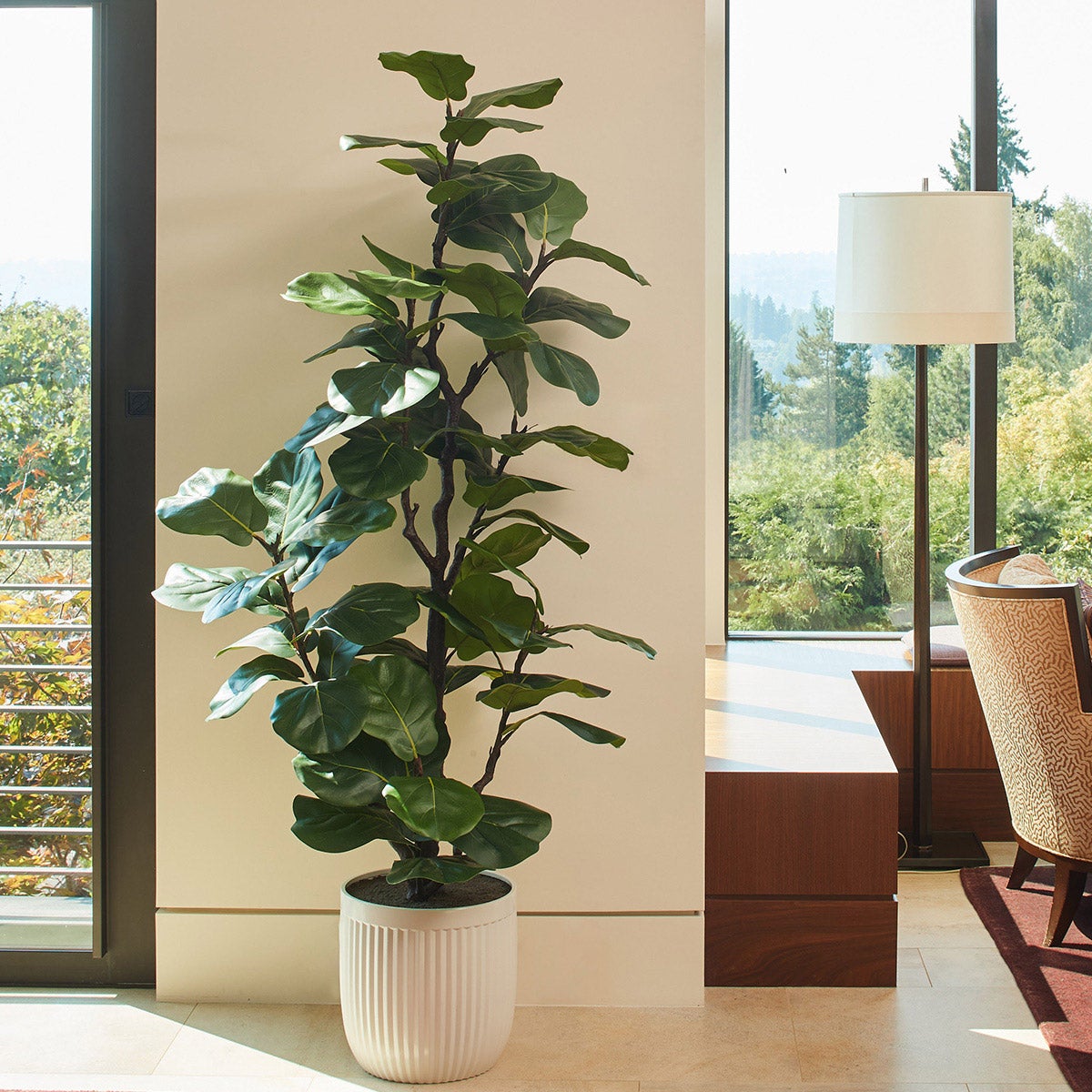 C.G. HUNTER FAUX 6.5' FIDDLE LEAF FIG TREE