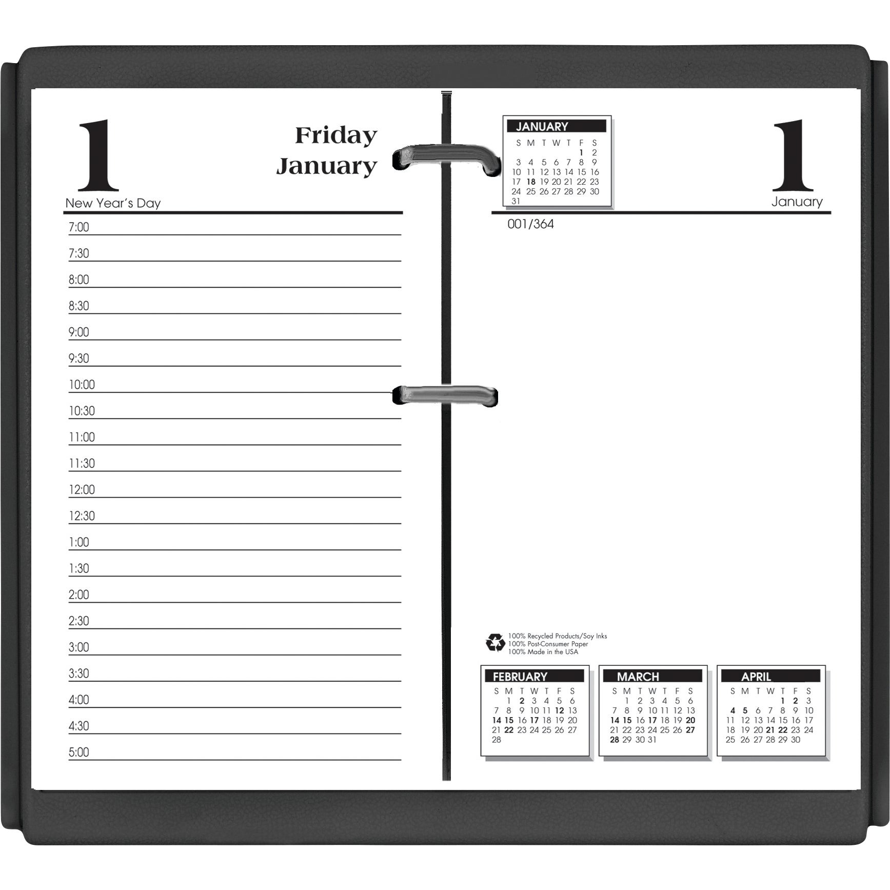 HOUSE OF DOOLITTLE DESK CALENDAR REFILL HOD4717 3.5X6