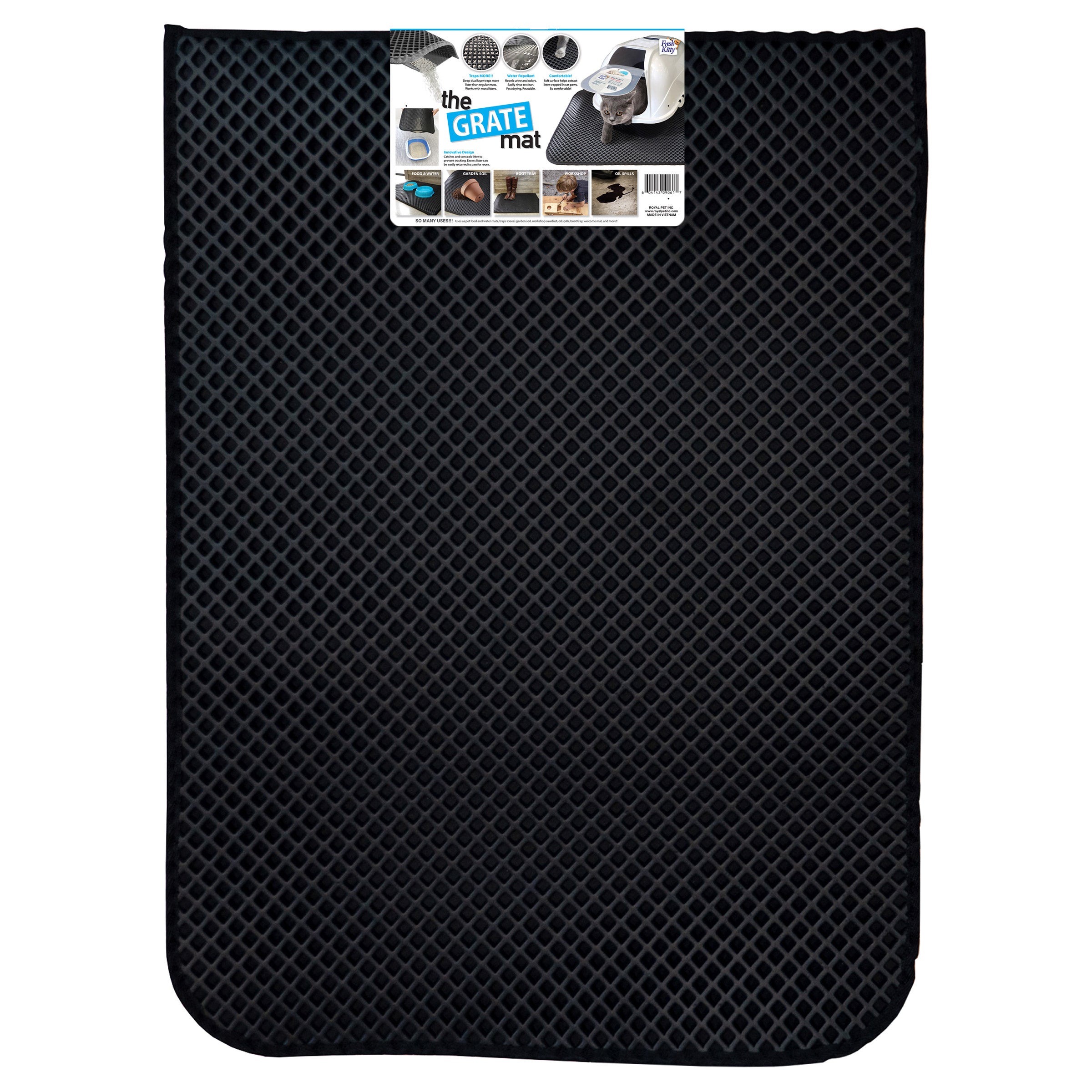 THE GRATE MAT DUAL LAYER SIFTING LITTER MAT